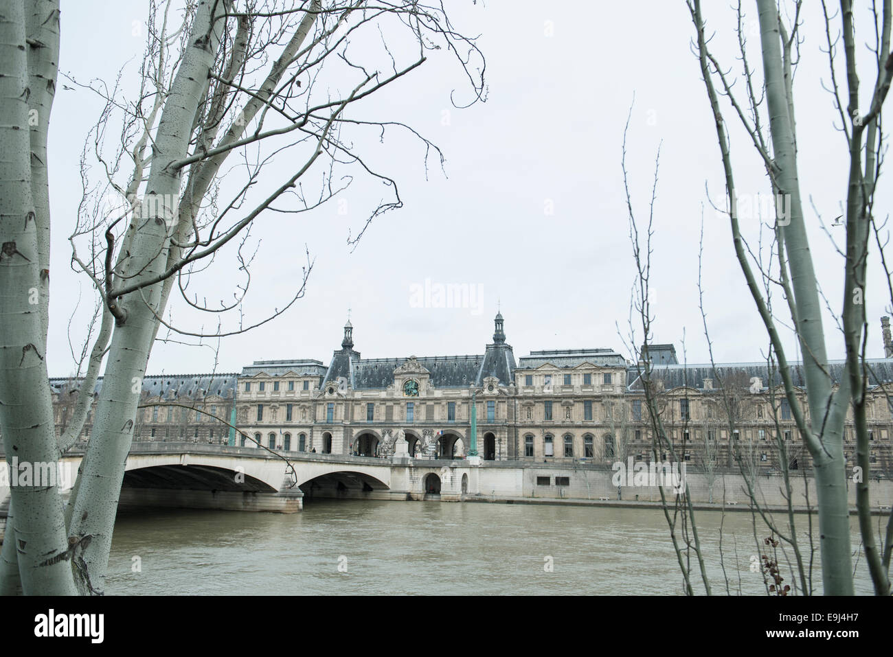 Reise Fotografie zeigt typisch französische Architektur und Gebäude in der Hauptstadt Paris. Stockfoto