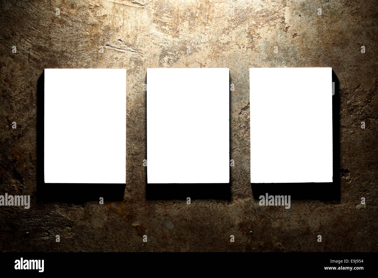 Leere Leinwand Hintergrund Stockfoto