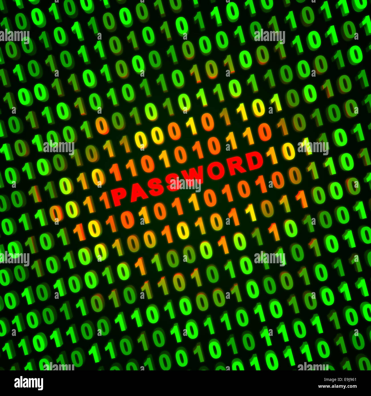 Zusammenfassung Hintergrund Computer - Passwort Stockfotografie - Alamy