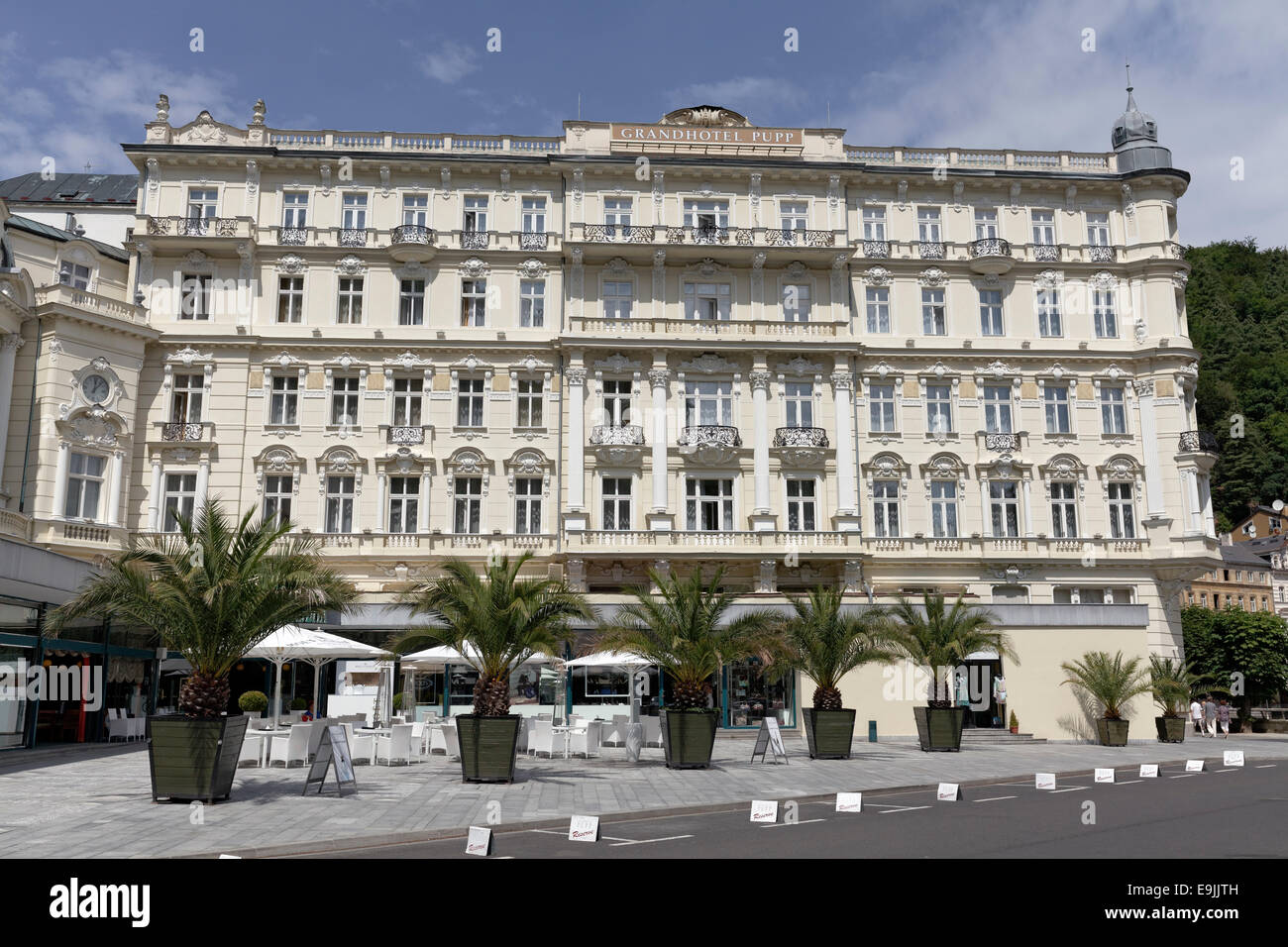 Grandhotel Pupp, Karlovy Vary, Karlovy Vary Region, Böhmen, Tschechien Stockfoto