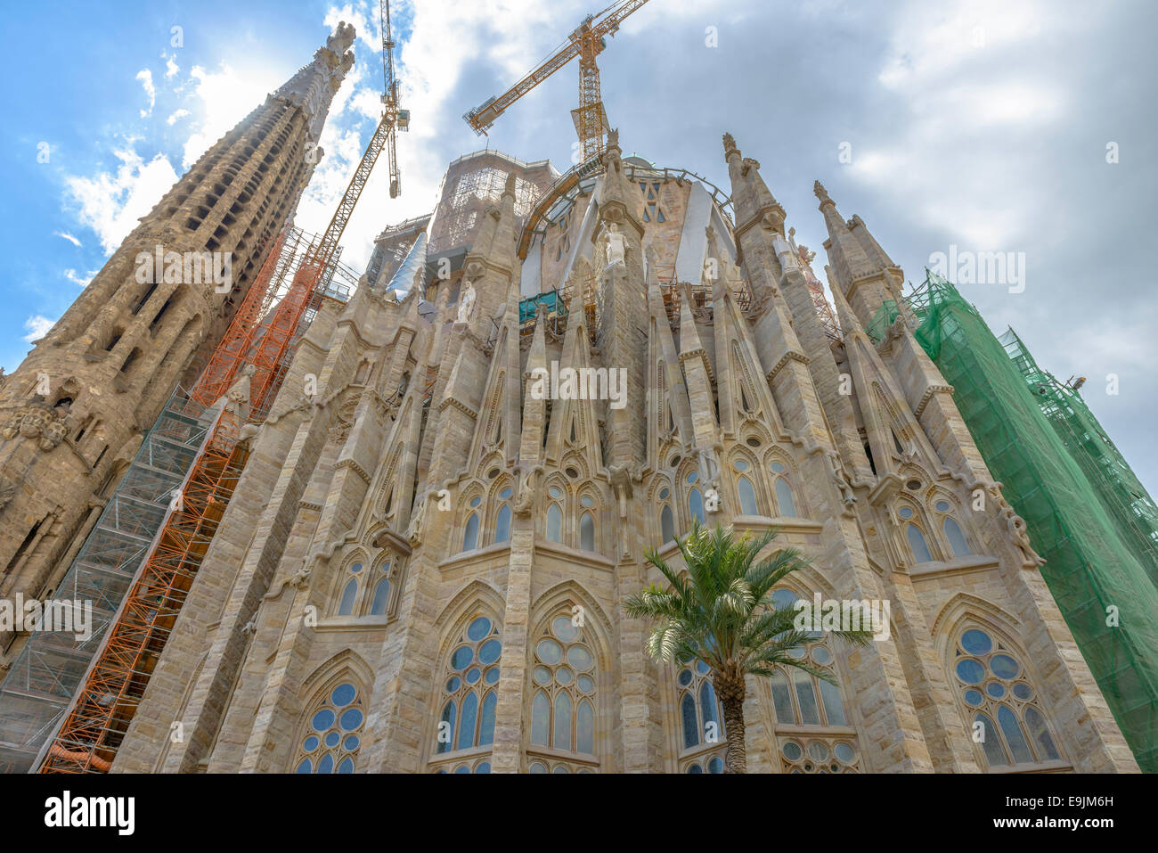 Sagrada Familia von Antoni Gaudi in Barcelona Spanien Stockfoto