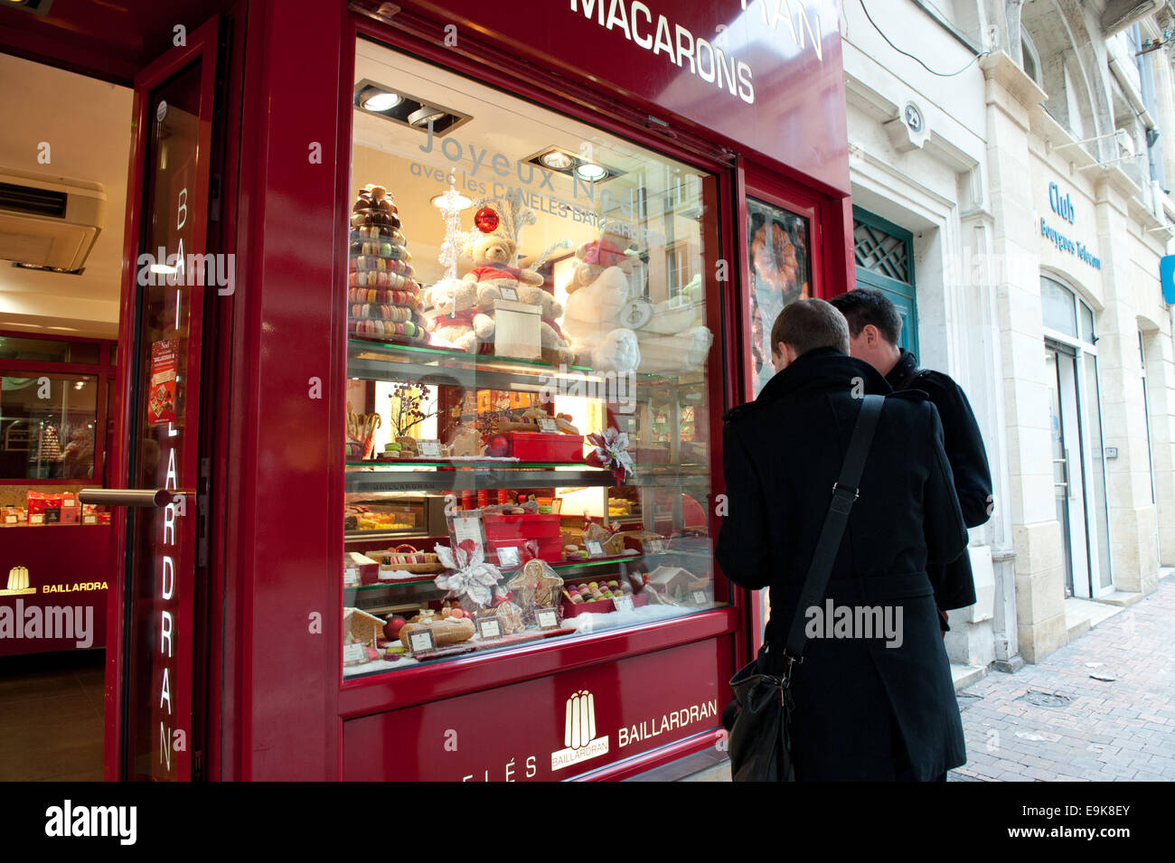 Schönes Geschäft Baillardran auf 29 rue Porte Dijeaux, Bordeaux, Frankreich Stockfoto