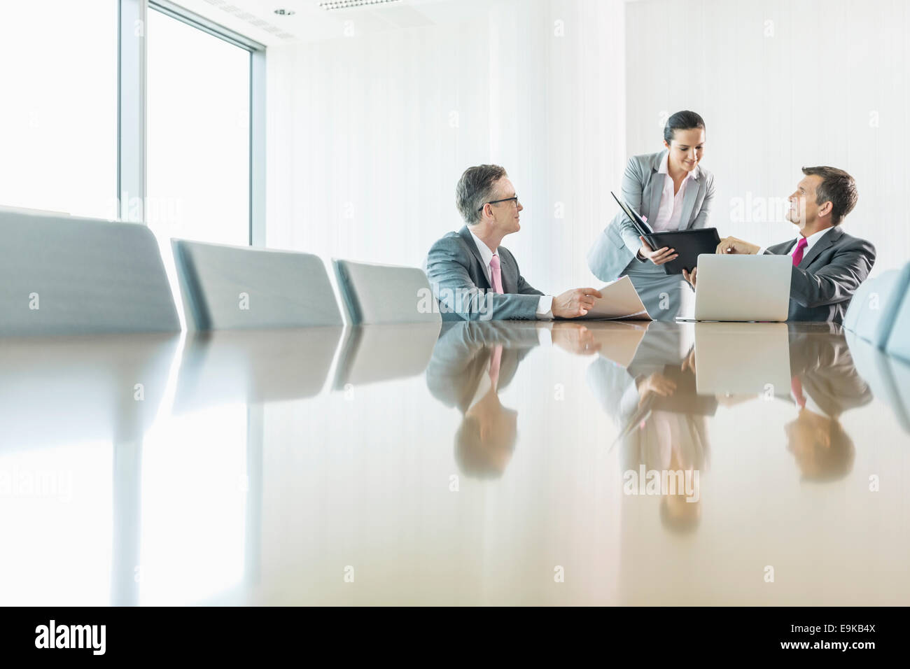 Business-Leute treffen Stockfoto