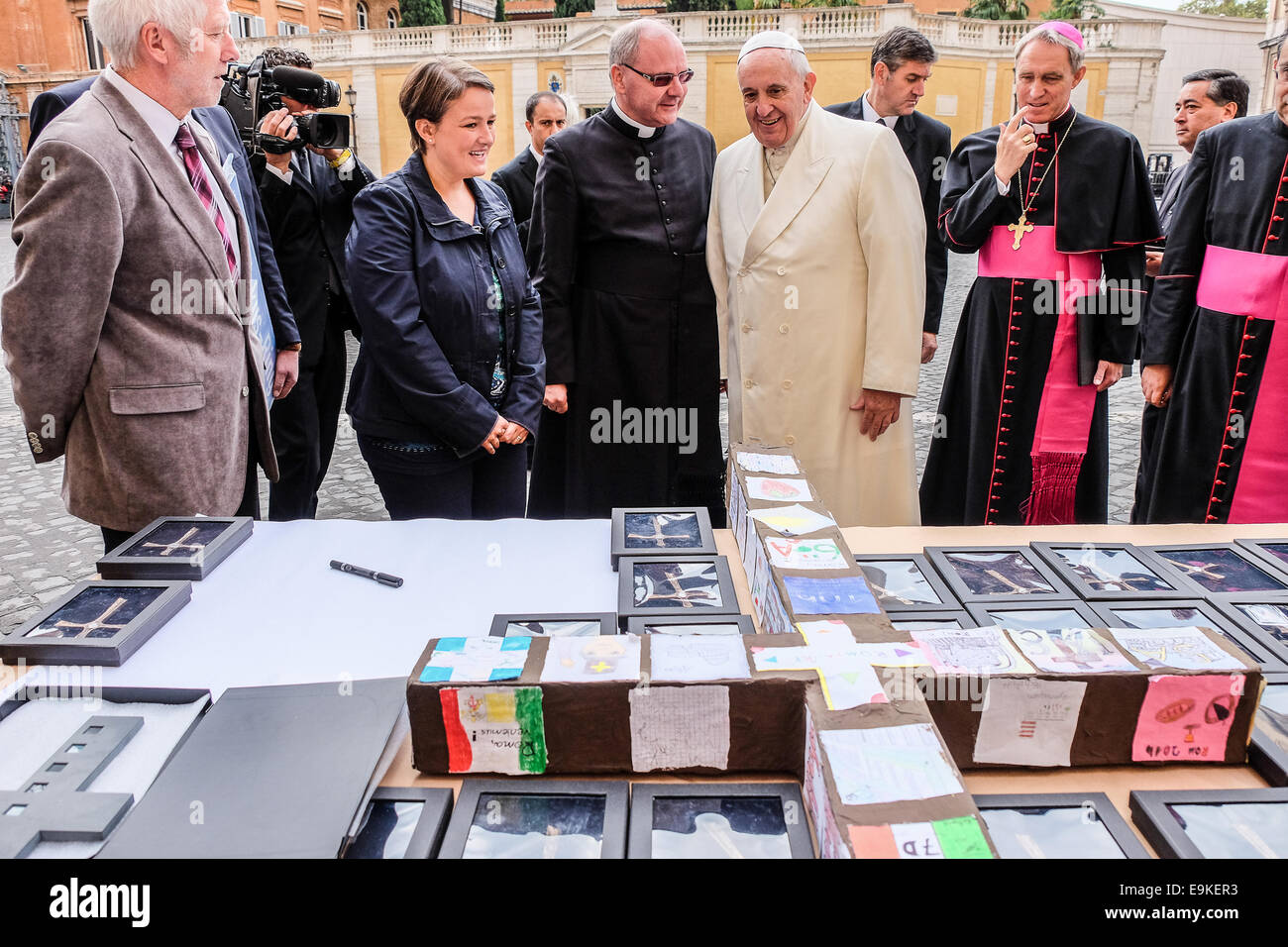 Vatikan-Stadt. 29. Oktober 2014. Franziskus, Generalaudienz in Petersplatz, 29. Oktober 2014. Bildnachweis: Wirklich einfach Star/Alamy Live-Nachrichten Stockfoto