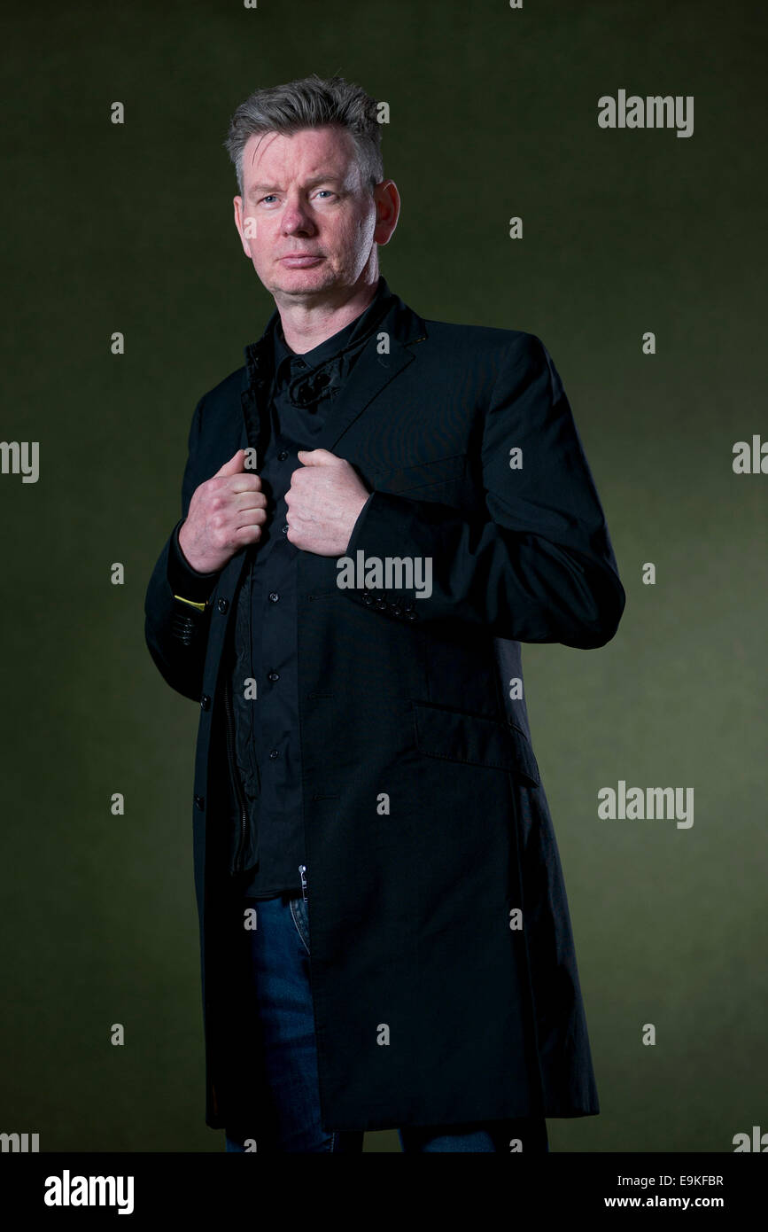 Schottischer Schauspieler John Gordon Sinclair erscheint das Edinburgh International Book Festival. Stockfoto