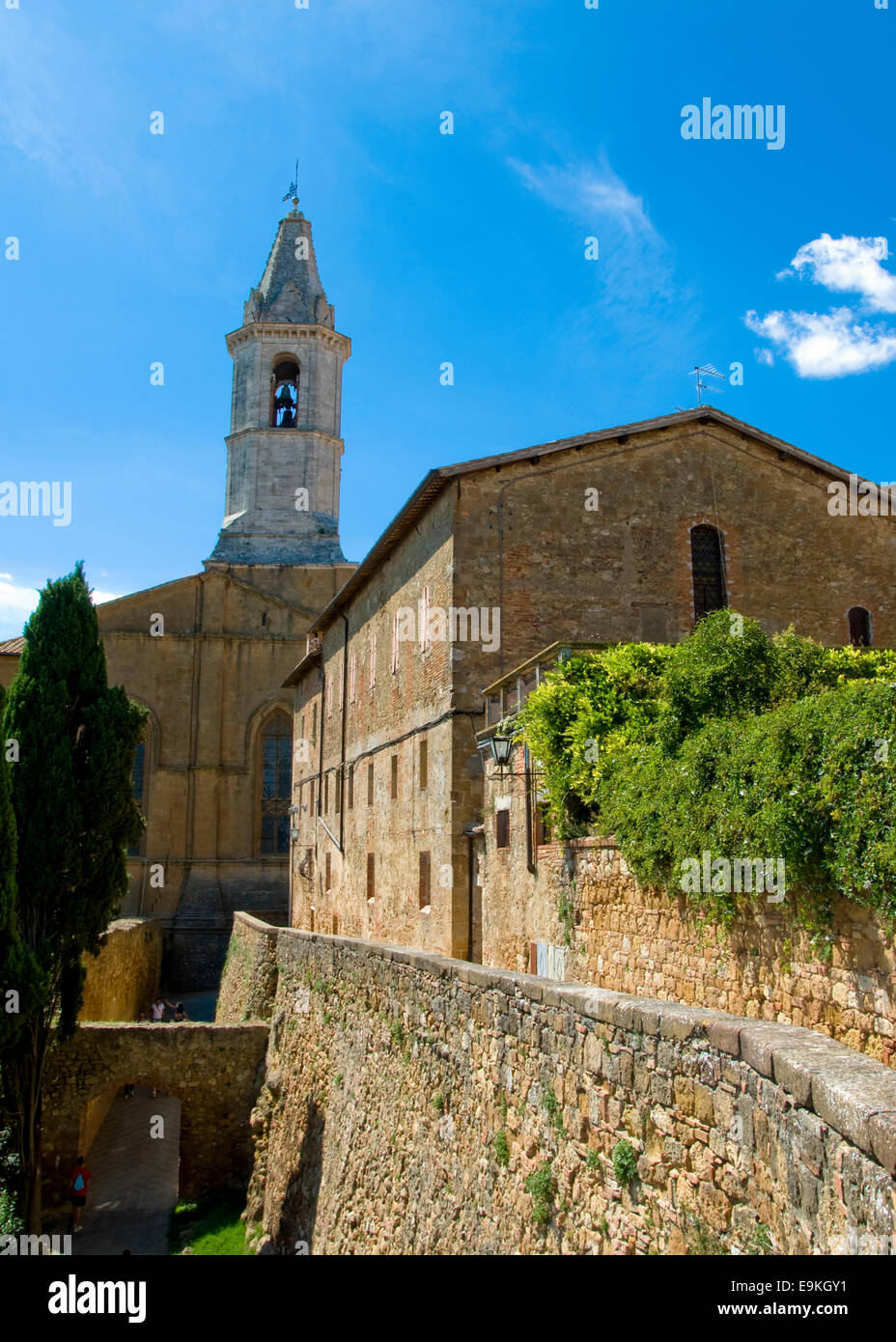 Dom, Pienza, Val d ' Orcia, Siena, Toskana, Italien Stockfoto