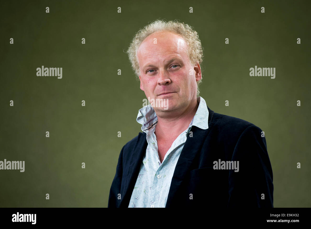 Dichter und Schriftsteller Patrick McGuinness erscheint das Edinburgh International Book Festival. Stockfoto