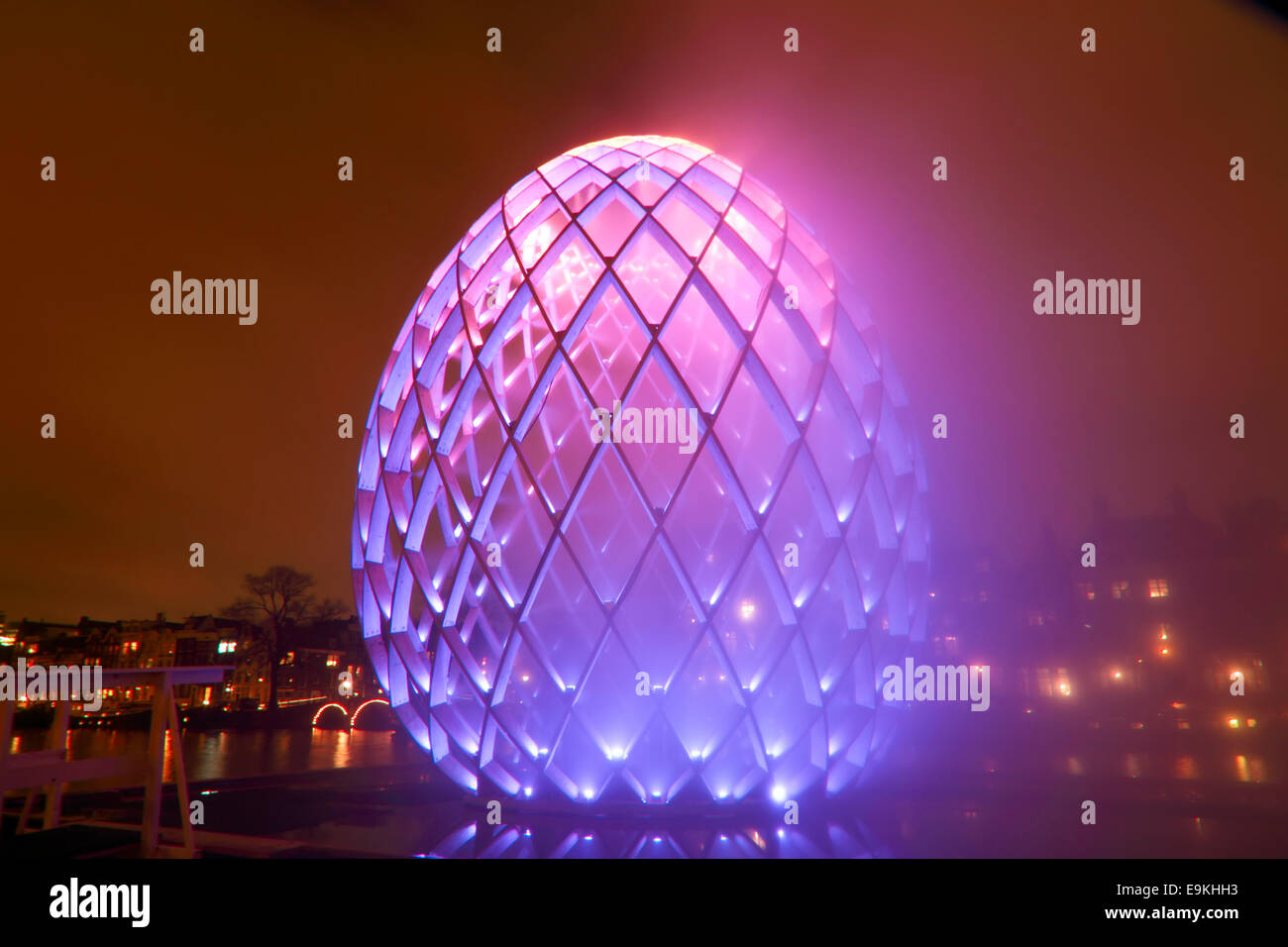 Festival des Lichts im Jahr 2012 vom 7. Dezember 2012 bis 20. Januar 2013 in Amsterdam th Stockfoto