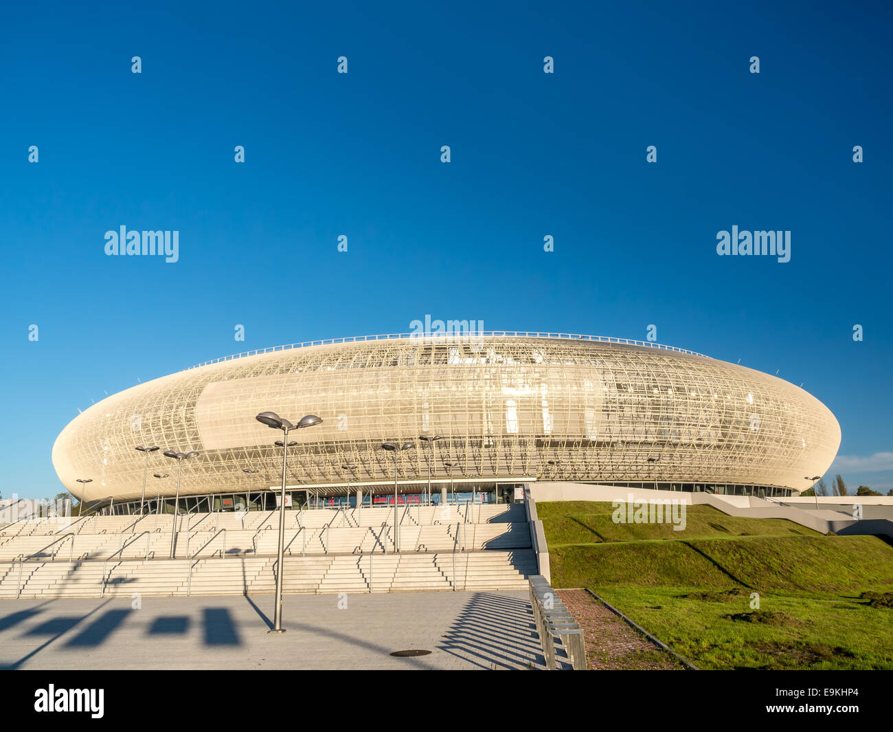 Krakau-Arena ist eine neu erbaute Reithalle befindet sich in Krakau, Polen. Stockfoto