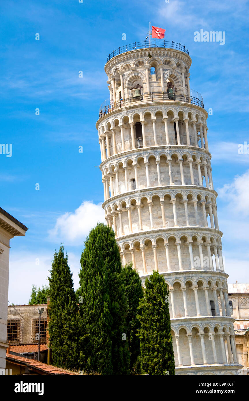 Der schiefe Turm von Pisa, Pisa, Toskana, Italien Stockfoto