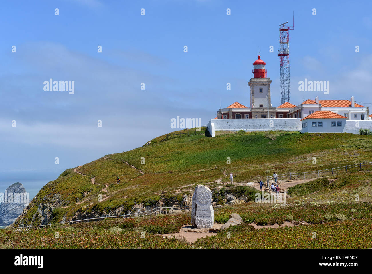 Cabo Da Roca Leuchtturm, Portugal Stockfoto