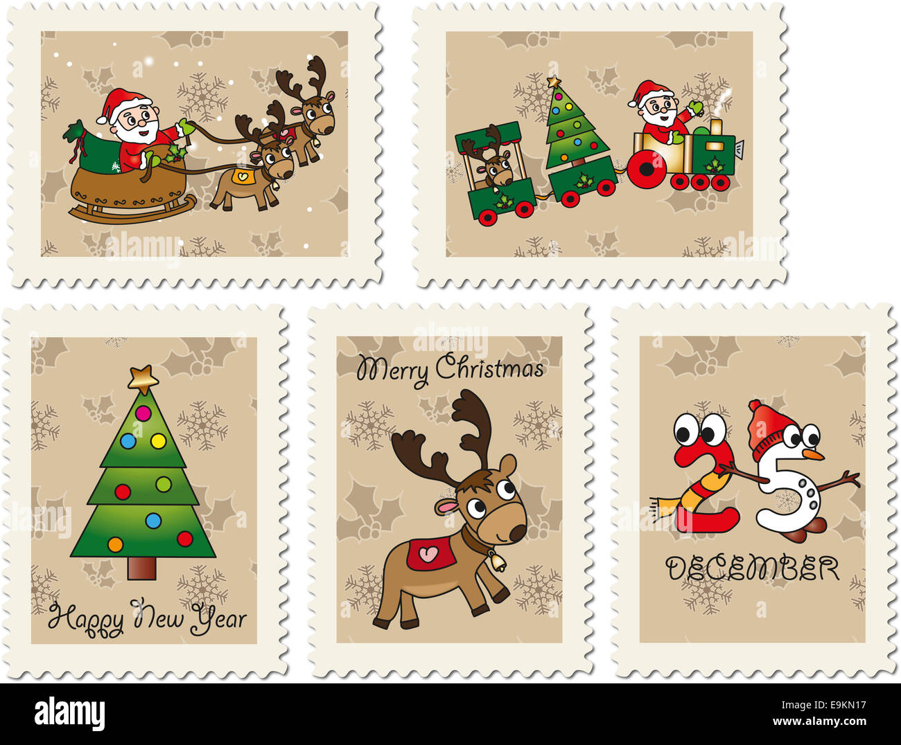 christmas stamps -fotos und -bildmaterial in hoher auflösung – alamy