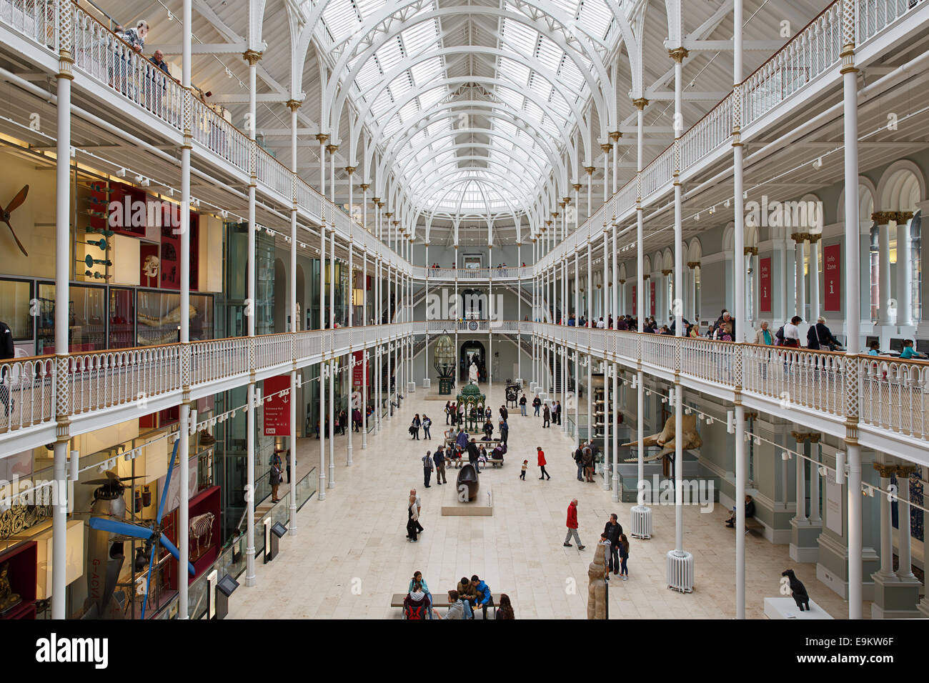 Das National Museum of Scotland, Edinburgh, Schottland. Stockfoto