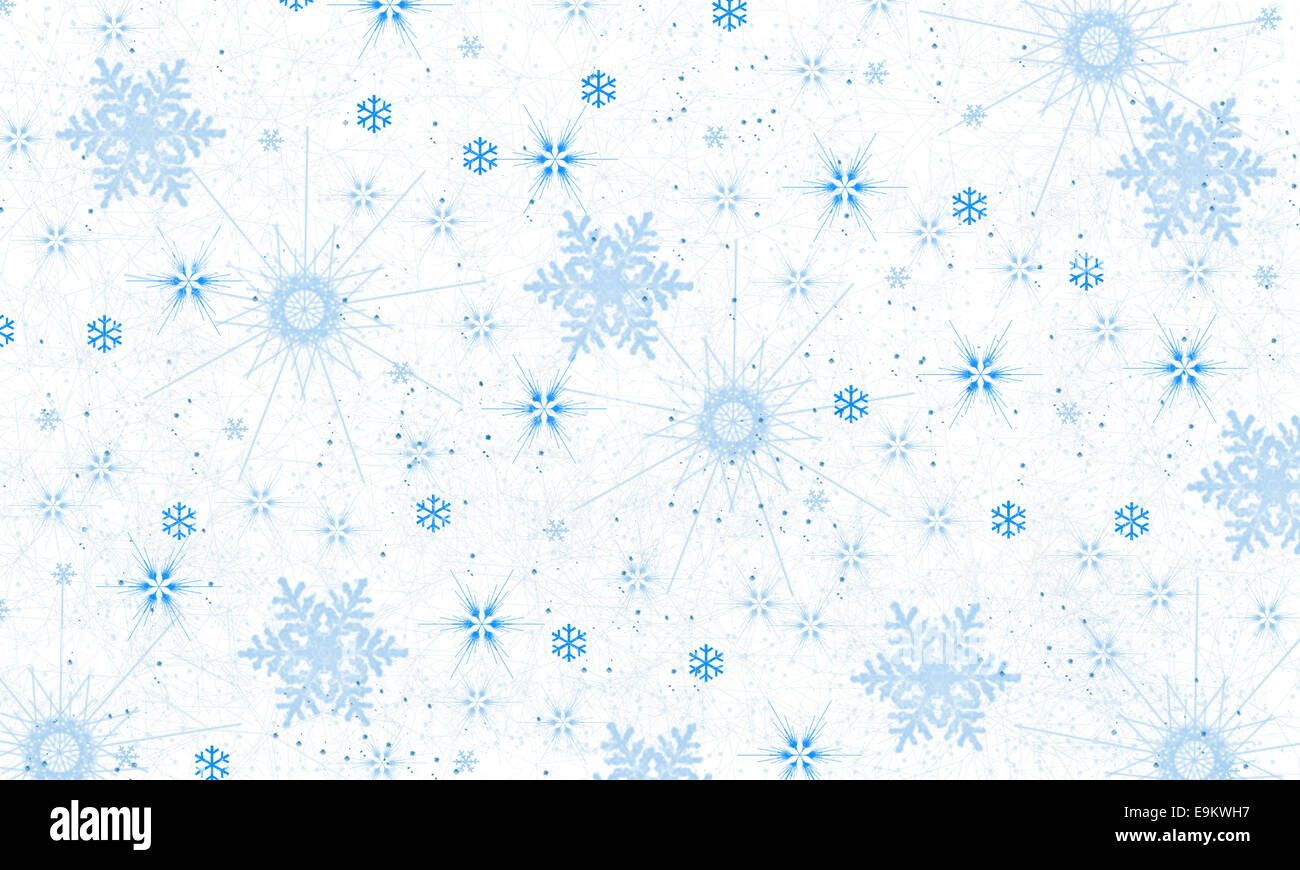 Schneeflocke Hintergrund-illustration Stockfoto