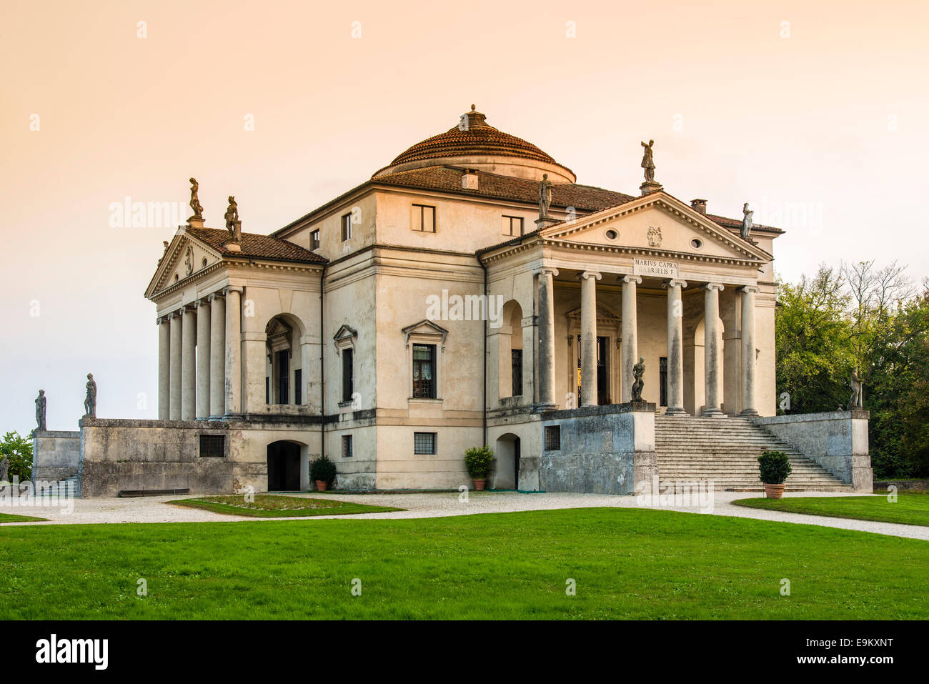 Villa Capra oder La Rotonda, Vicenza, Venetien, Italien Stockfoto