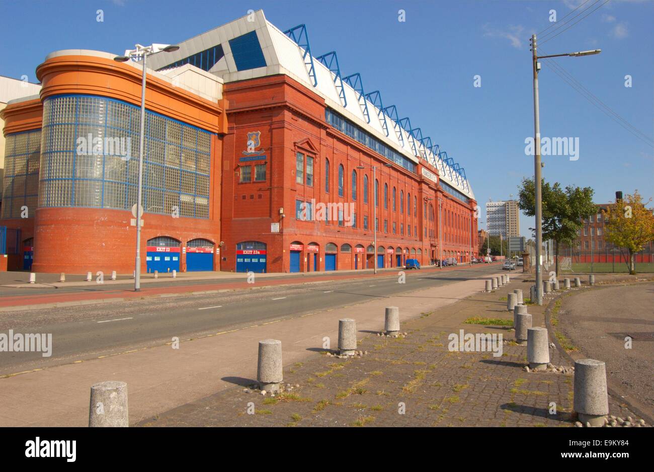 4. September 2013. Ibrox Stadium in Glasgow, Schottland. Nur zur redaktionellen Verwendung. Stockfoto