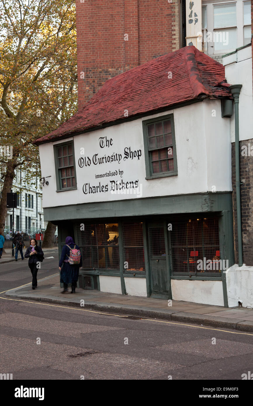 Die Old Curiosity Shop, London UK Touristenattraktion Stockfoto