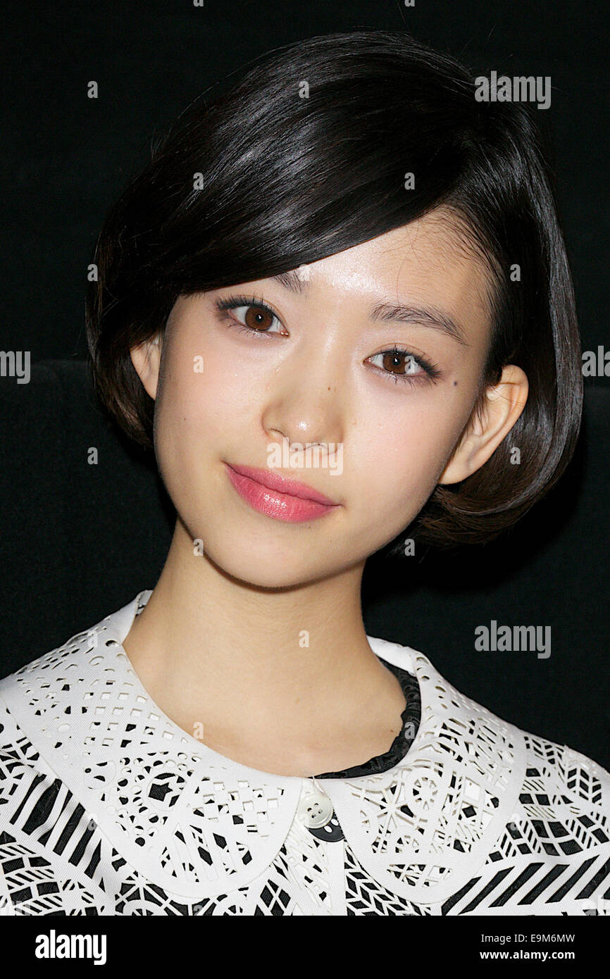 AOI Morikawa, 29. Oktober 2014: Tokio, Japan: Schauspielerin Aoi Morikawa besucht die Bühne Begrüßung des Films "Chokolietta" bei TOHO Kinos in Roppongi am 29. Oktober 2014, Tokio, Japan. Die 27. Tokyo International Film Festival ist das größte Kino Festival in Tokio bekleidete vom 23. Oktober bis 31. © Rodrigo Reyes Marin/AFLO/Alamy Live-Nachrichten Stockfoto