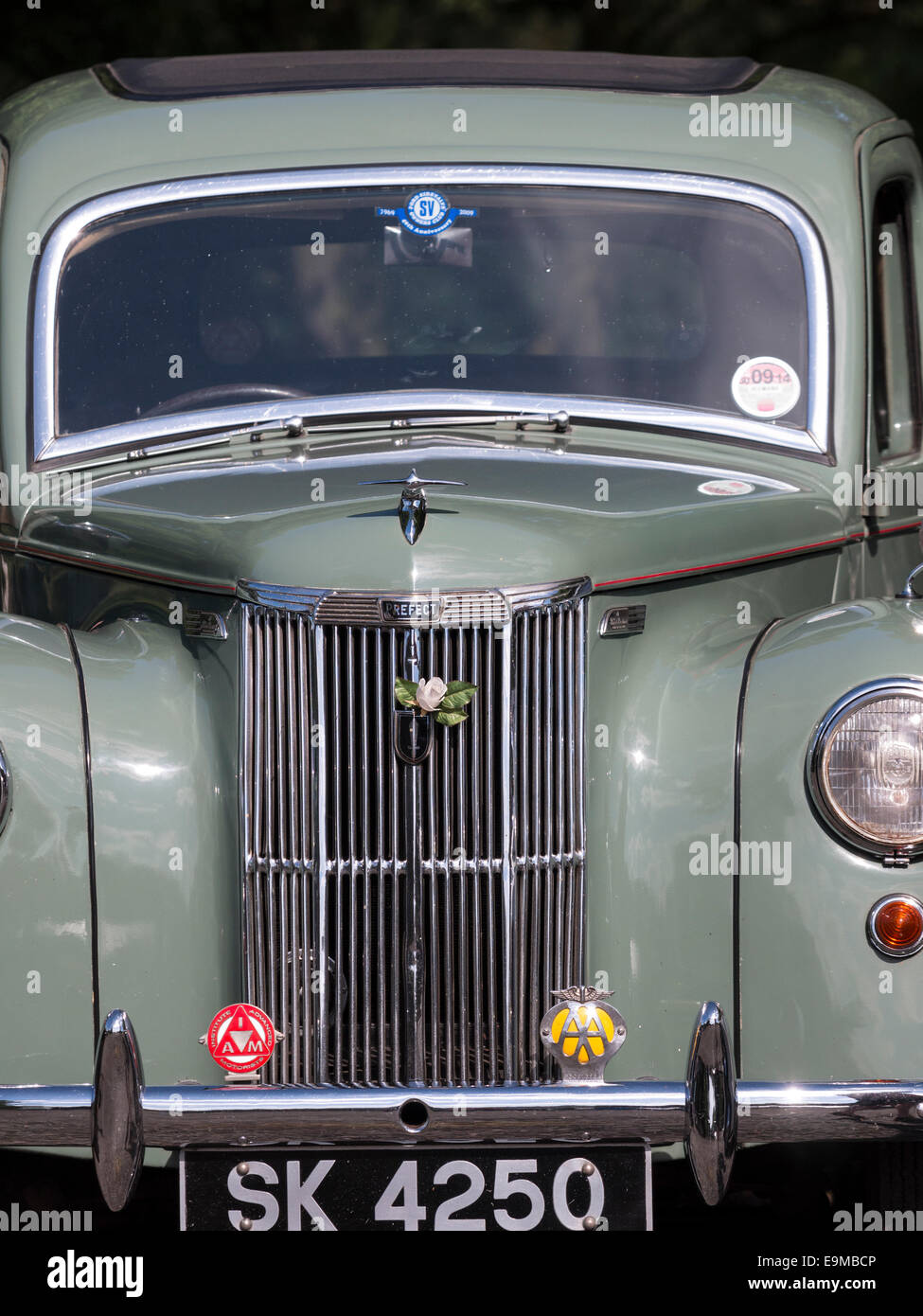 Standard Vanguard 1940 Ära Vintage und englische Oldtimer Stockfoto