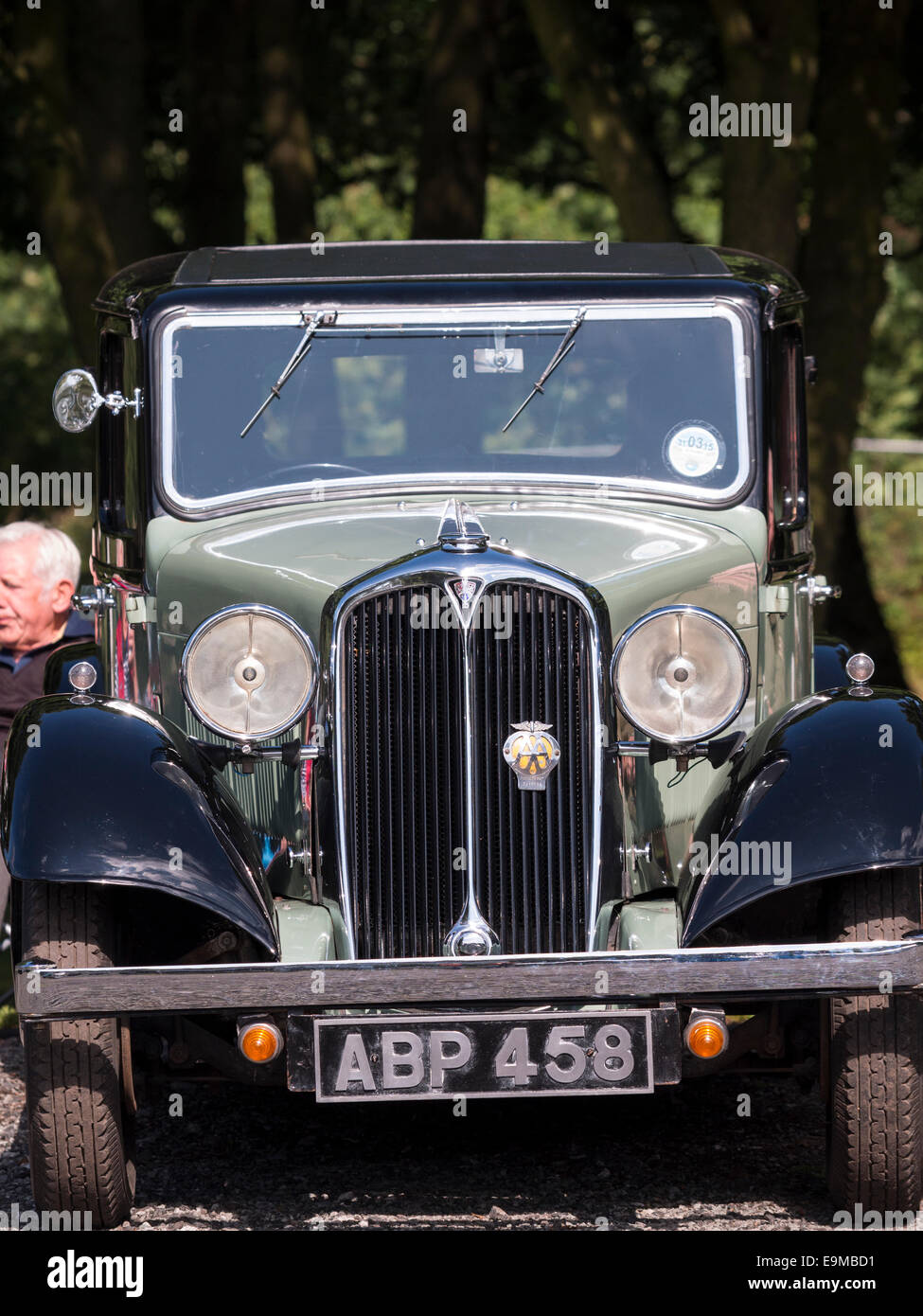 Standard Vanguard 1940 Ära Vintage und englische Oldtimer Stockfoto