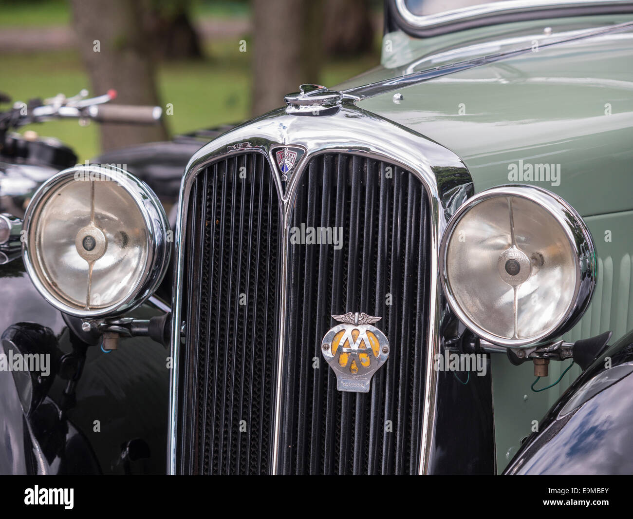 Standard Vanguard 1940 Ära Vintage und englische Oldtimer Stockfoto