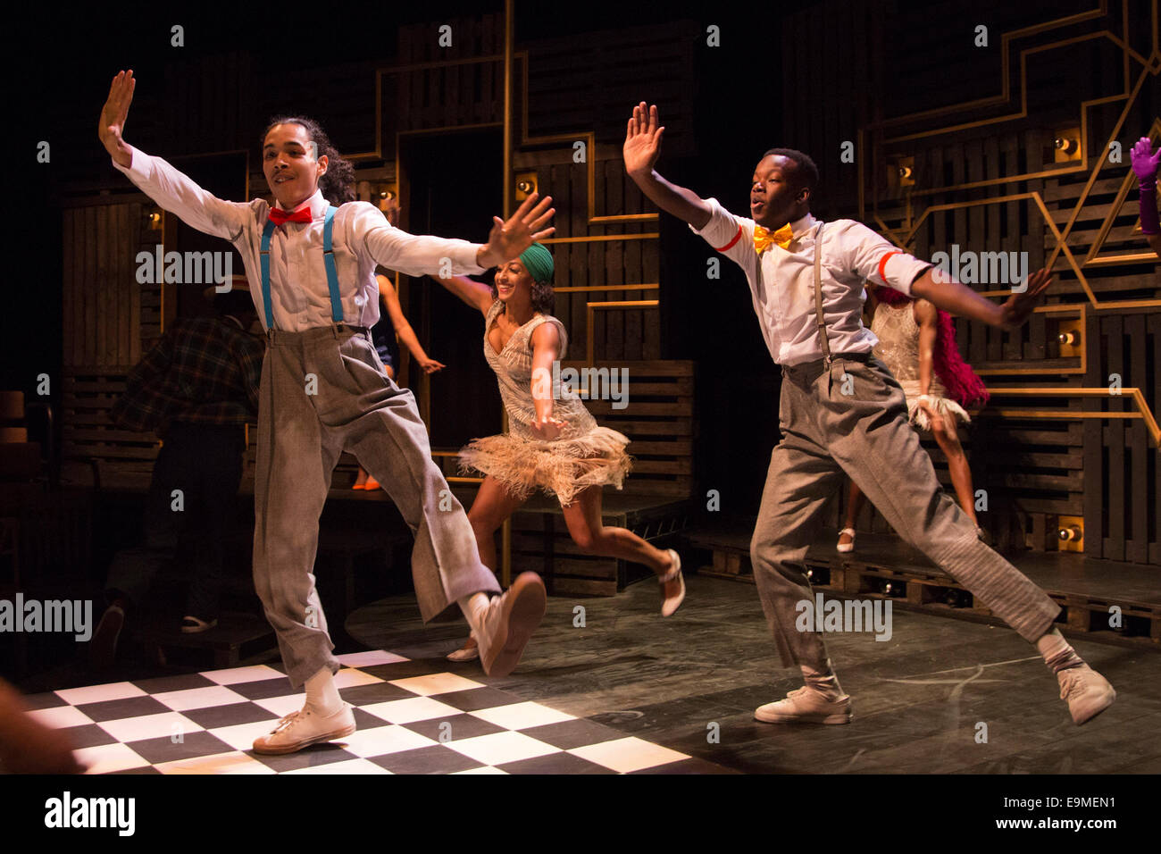 Tanz-show "A Harlem Dream" (The Maria) am Young Vic Theatre in London. Teil des Dance Umbrella. Stockfoto