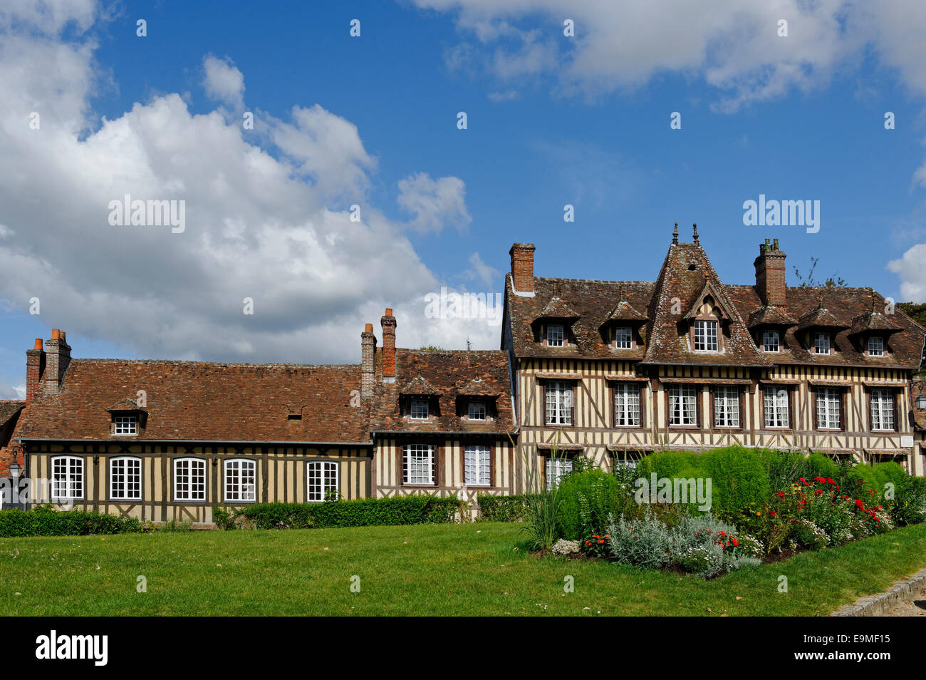 Heimat des Komponisten Maurice Ravel, Lyons-la-Forêt, Les Andelys, Departement Eure, Haute-Normandie, Frankreich Stockfoto