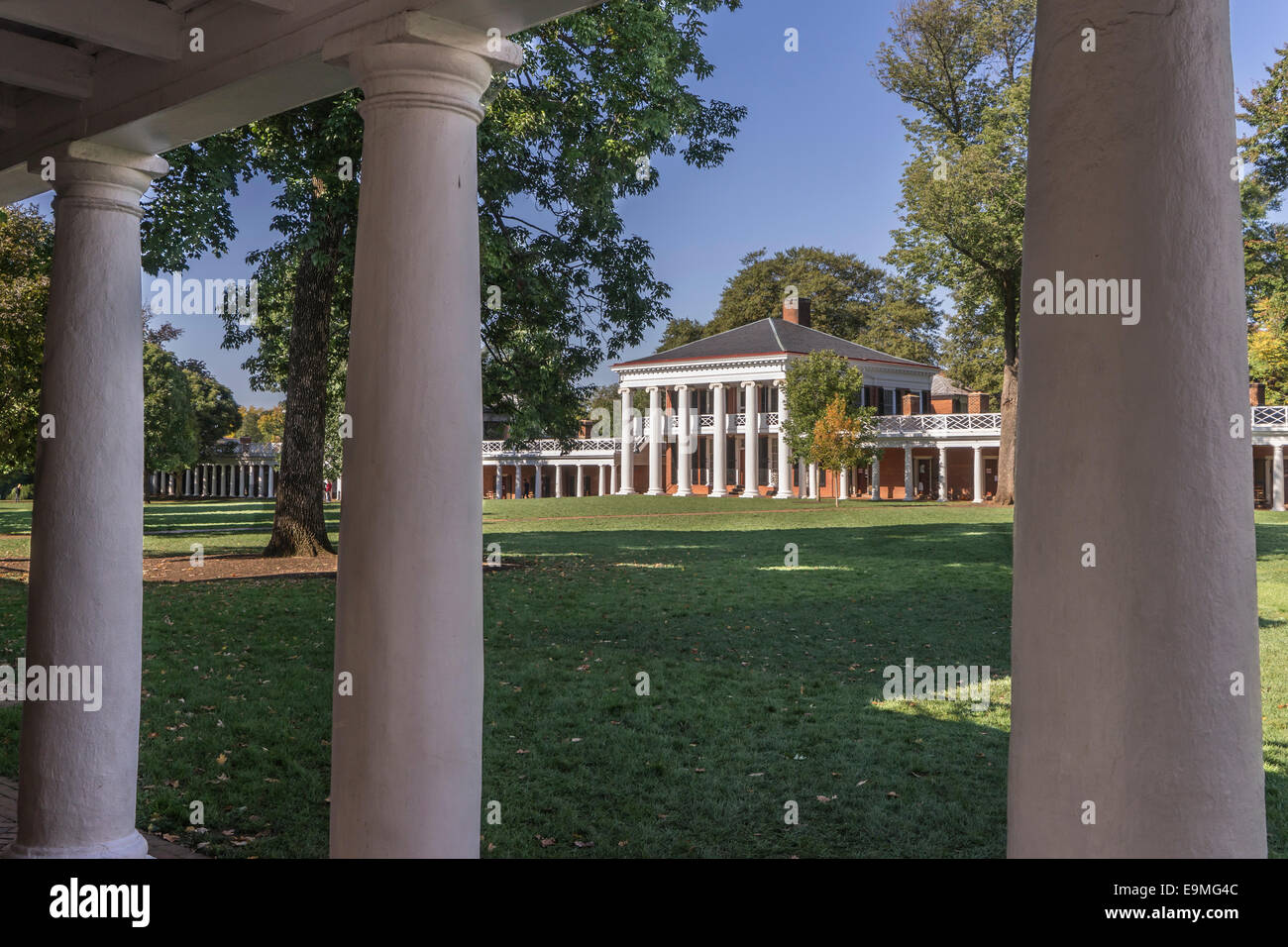 Vereinigte Staaten, Virginia, Albemarie County, Charlottesville, University of Virginia Stockfoto