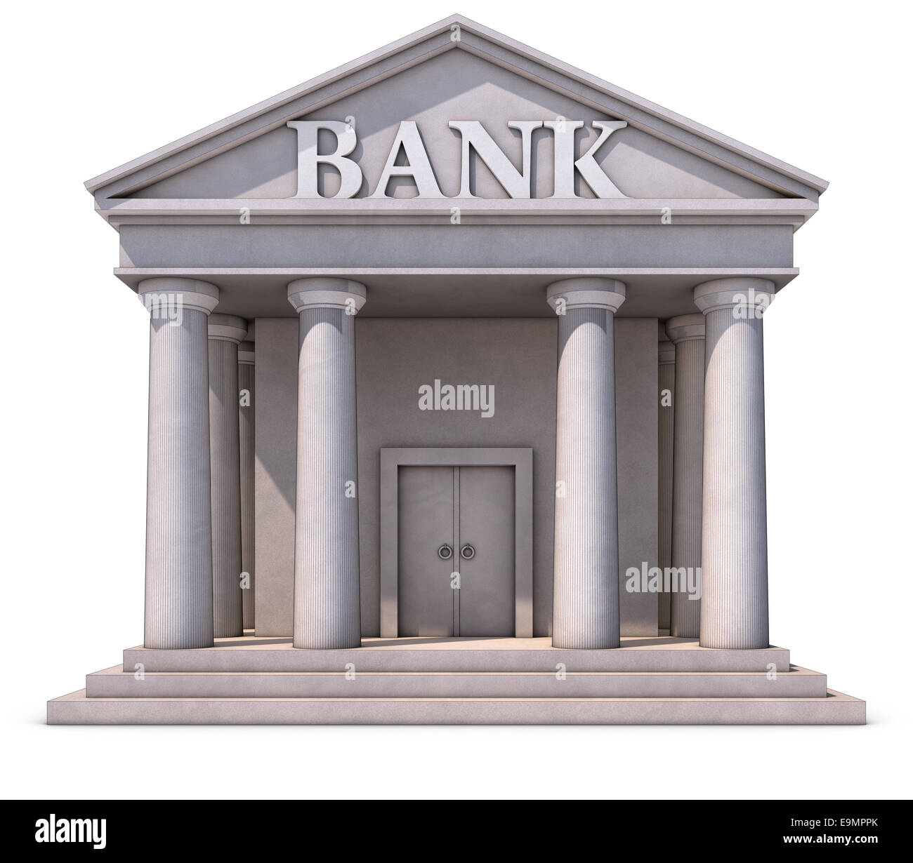 Bankgebäude Stockfoto