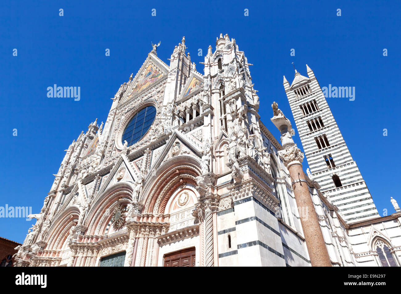 Dom in Siena Stockfoto