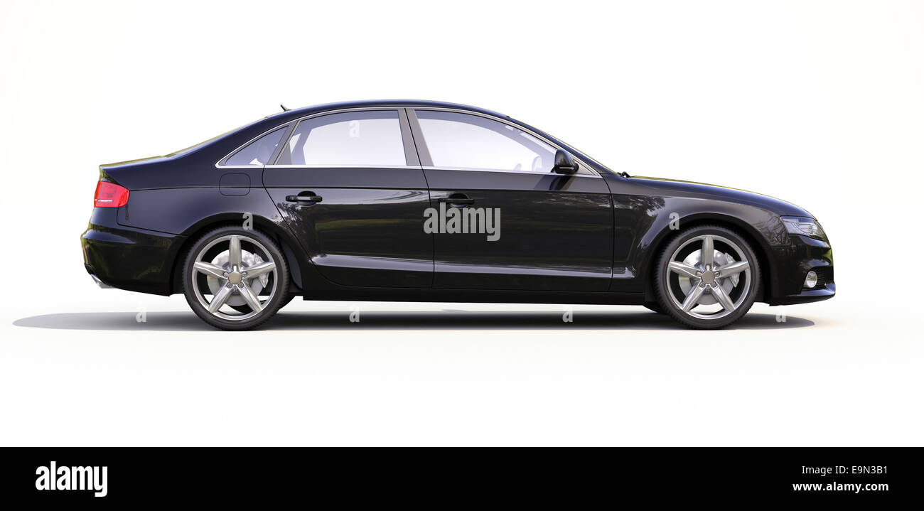 Moderne Auto auf einem hellen Hintergrund Stockfoto