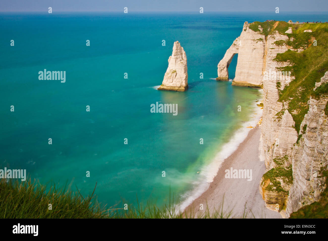 Küste von Etretat (Etretat) Stockfoto