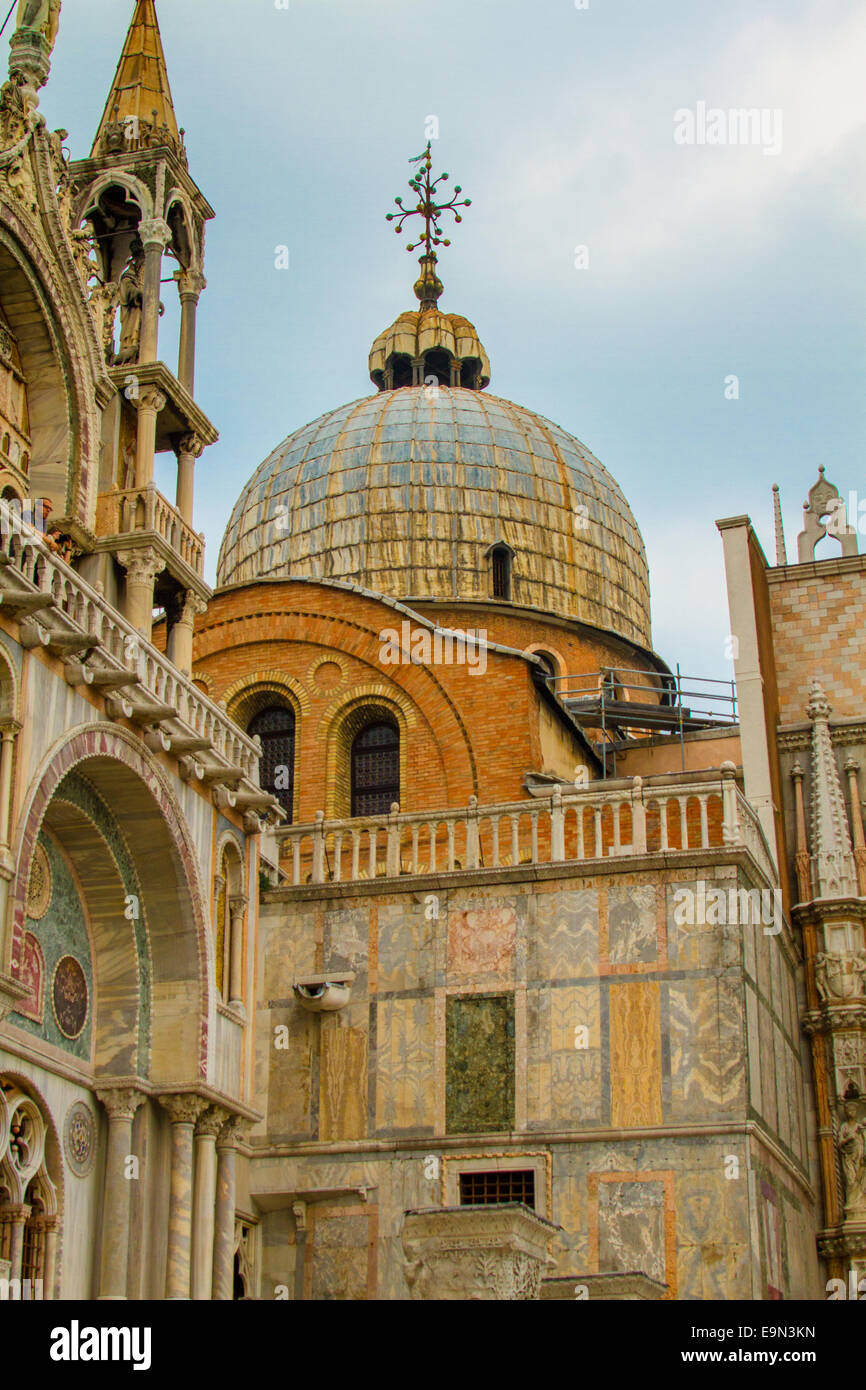 Basilika San Marco, Venedig Stockfoto