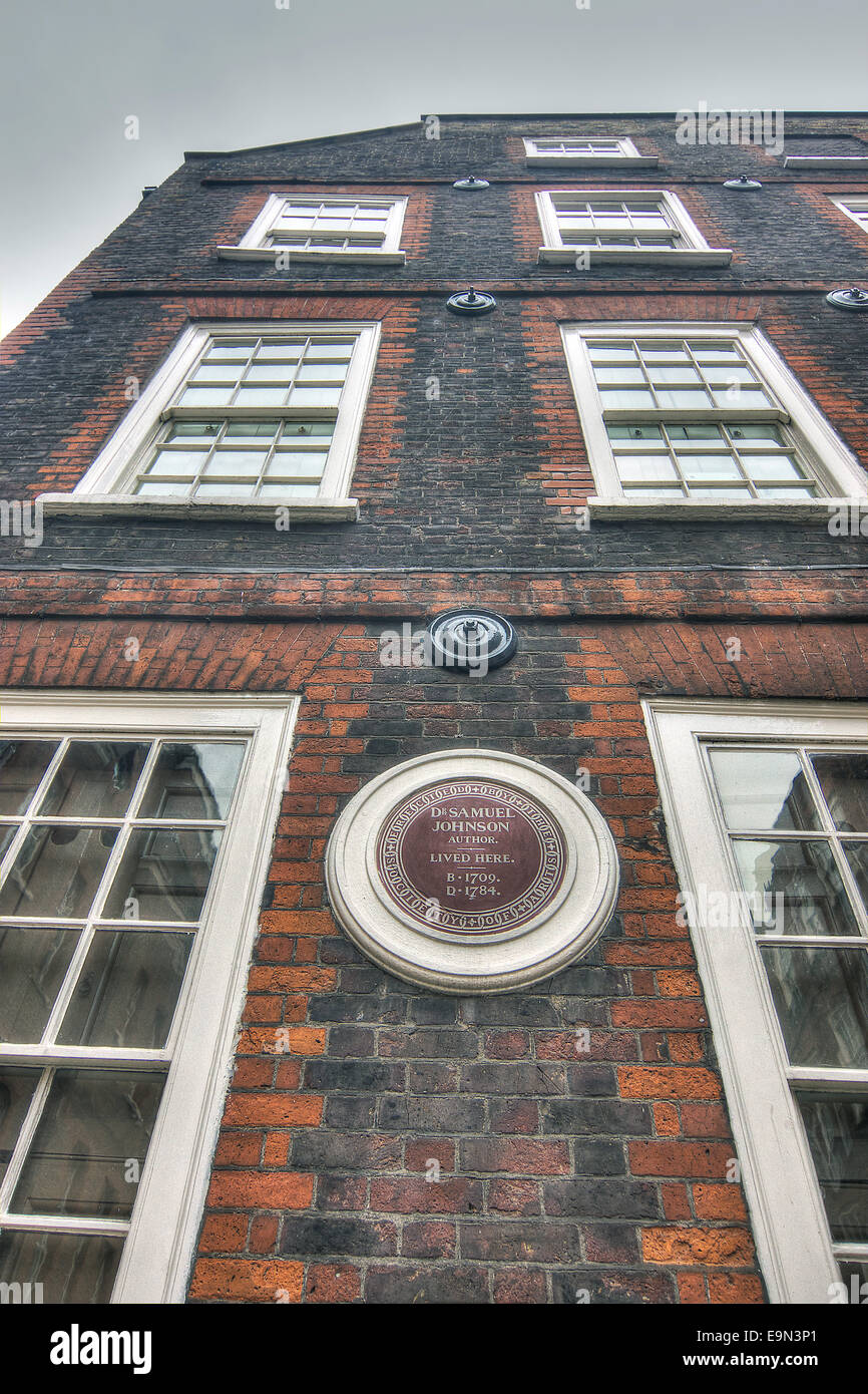 Dr. Johnson House in London Stockfoto