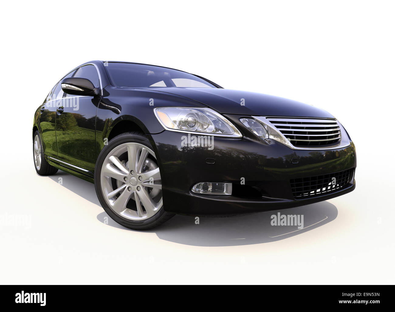 Moderne Luxus-Auto Stockfoto