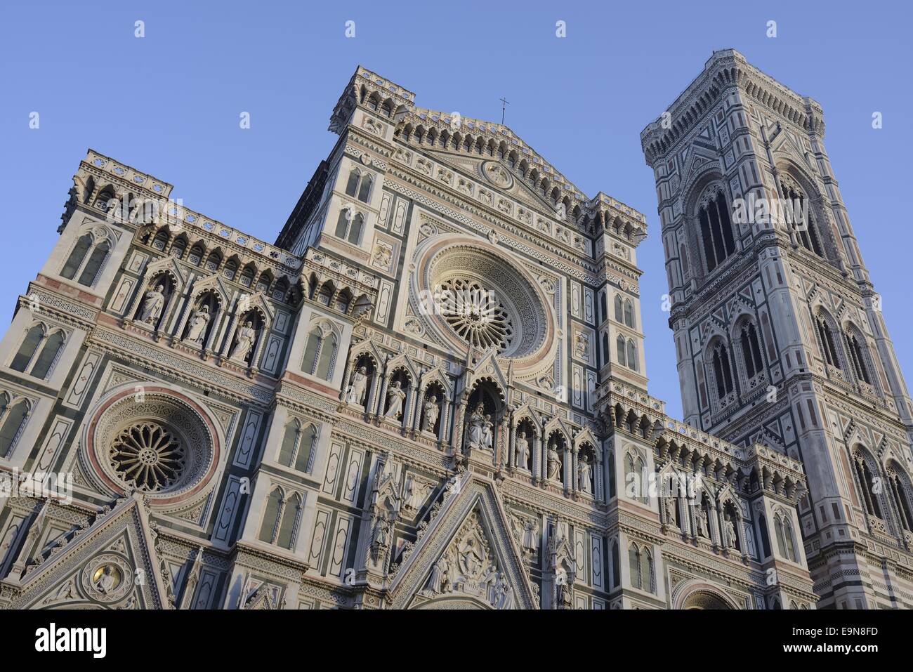 Fassade des Doms von Florenz Stockfoto