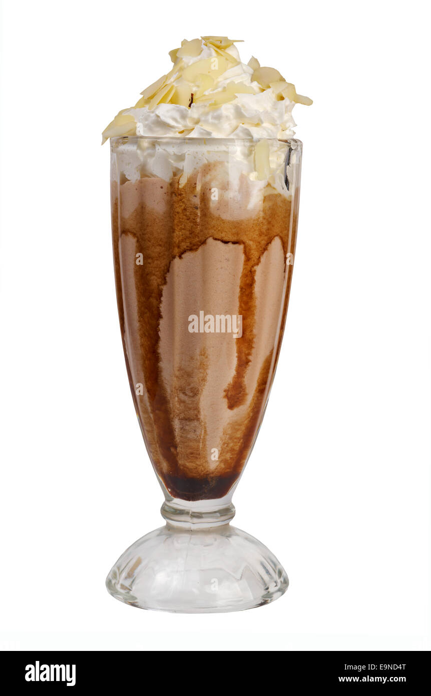 Chocolate Coco Smoothie Stockfoto