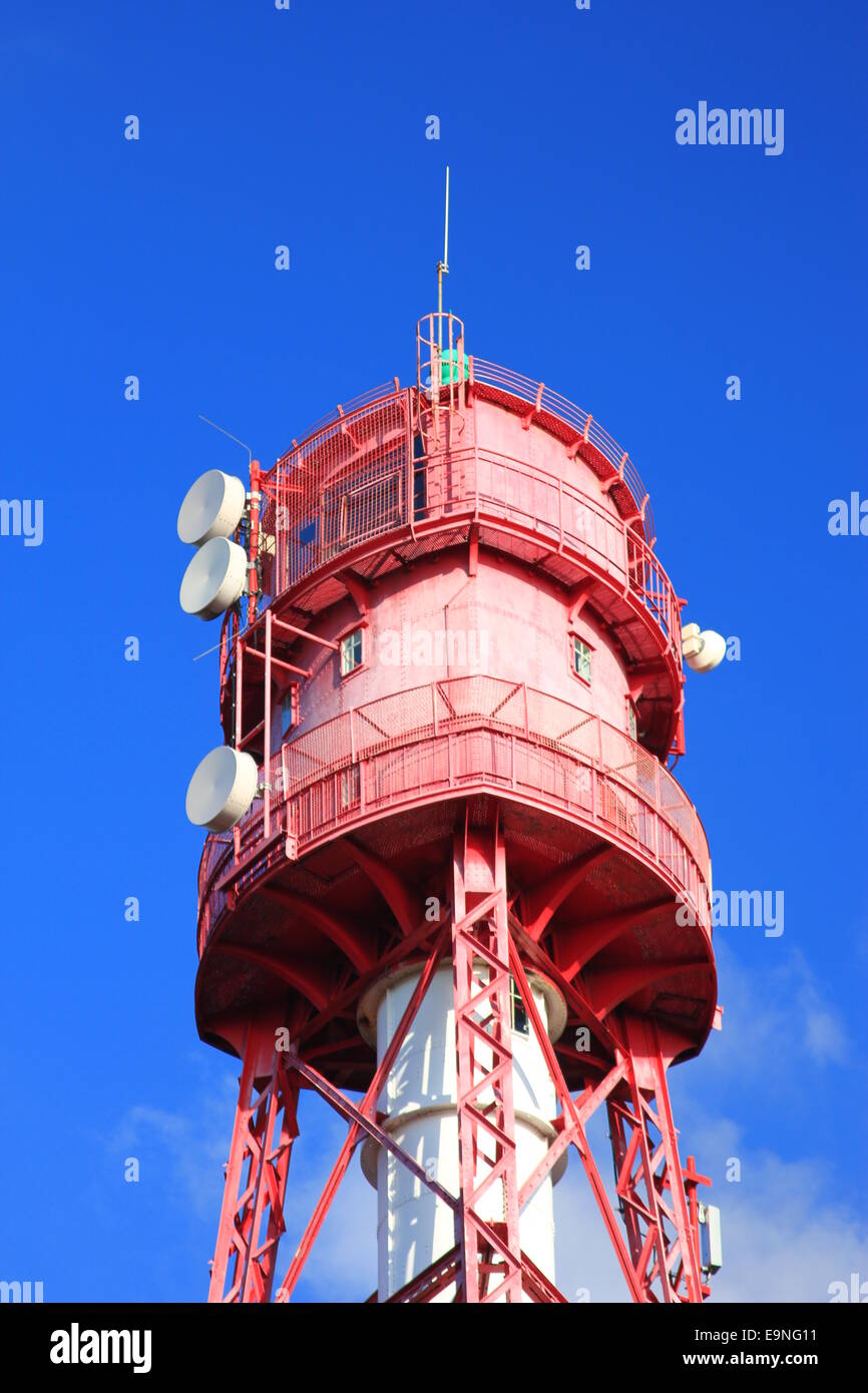 Campen Sie, Leuchtturm, Nordsee, Deutschland Stockfoto