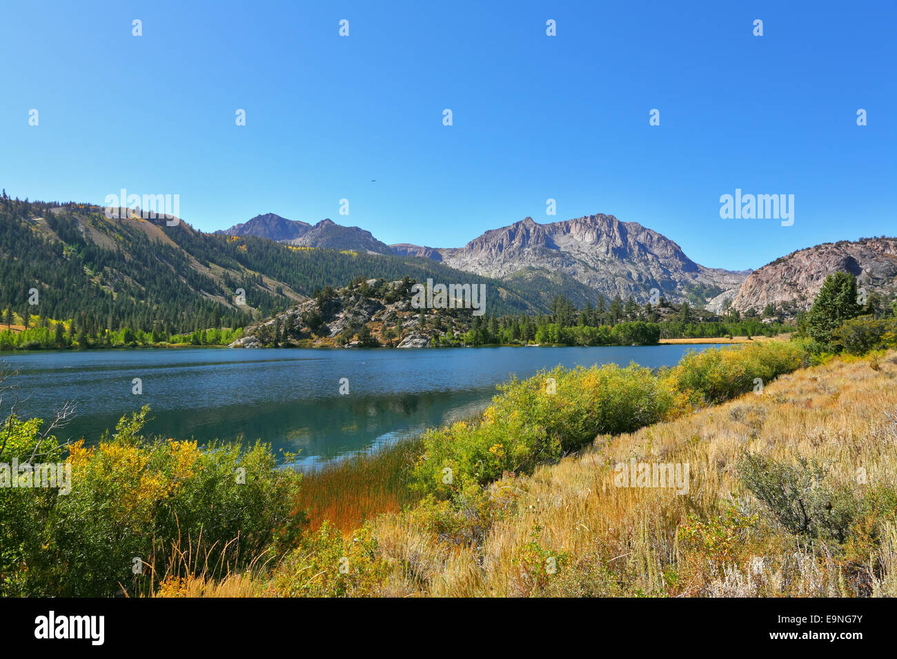Die Gulllake im frühen Herbst. Stockfoto
