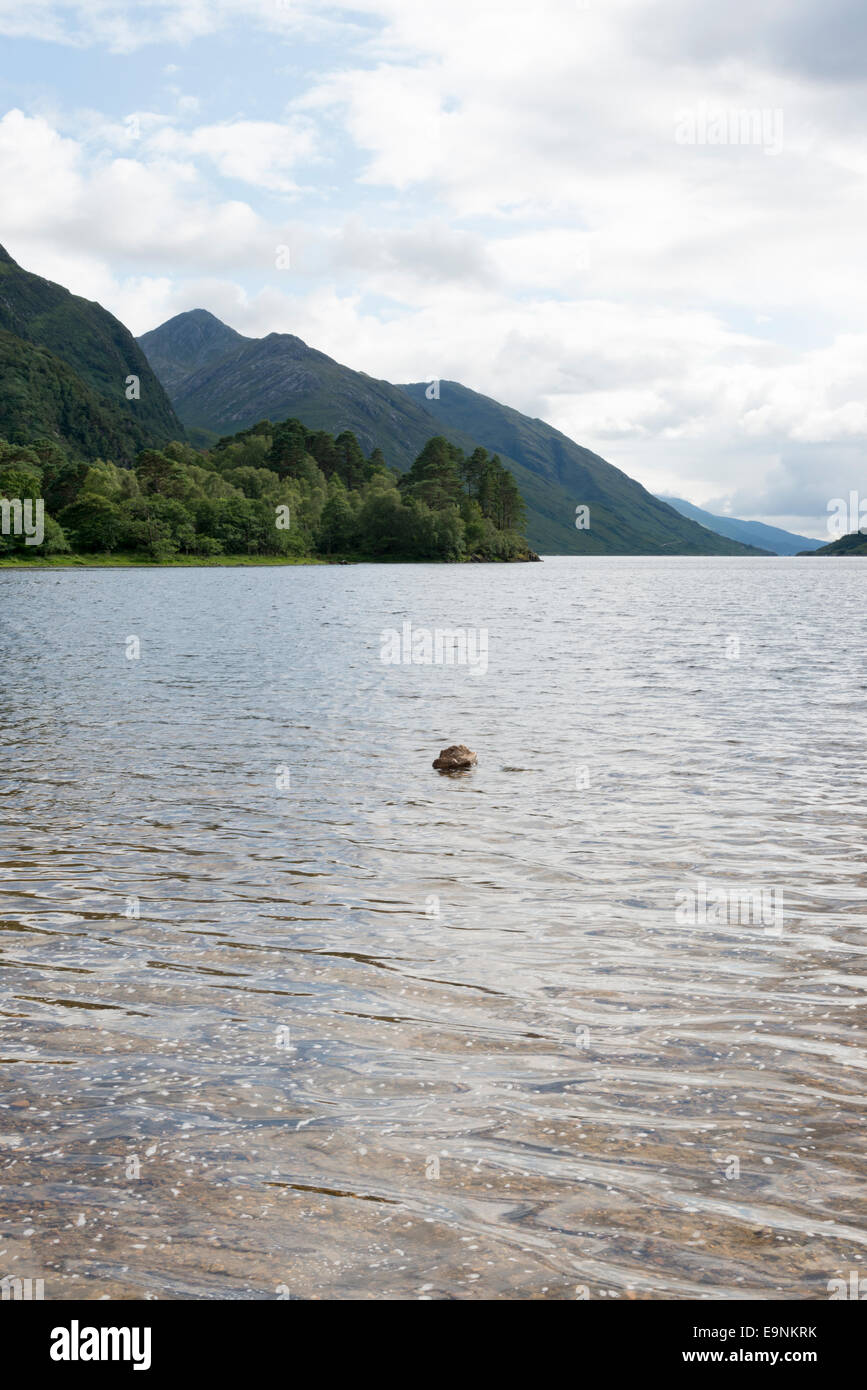 Ein Blick auf Loch Shiel in Glenfinnan Scotland UK Stockfoto