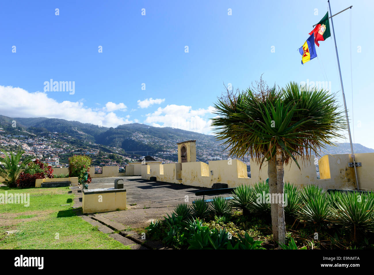 Funchal Burg Pico Stockfoto