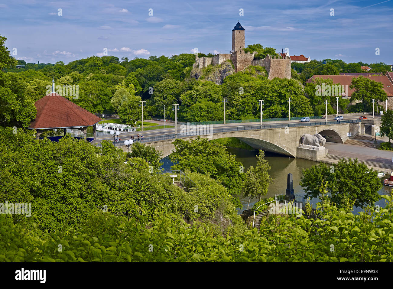 Burg Giebichenstein in Halle, Deutschland Stockfoto