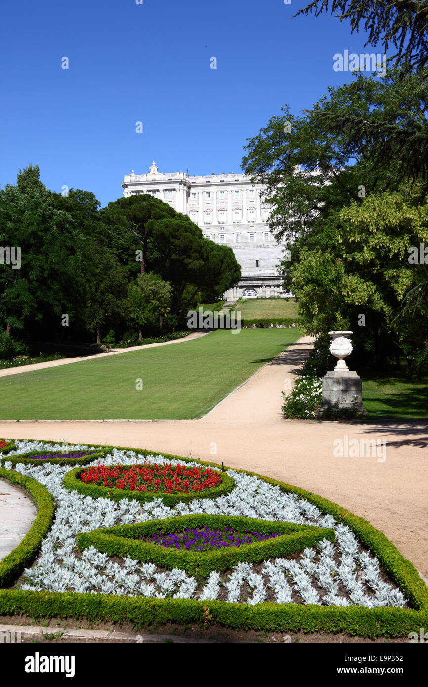 Blumen in den Gärten des Campo de Moro / Jardines del Palacio Real