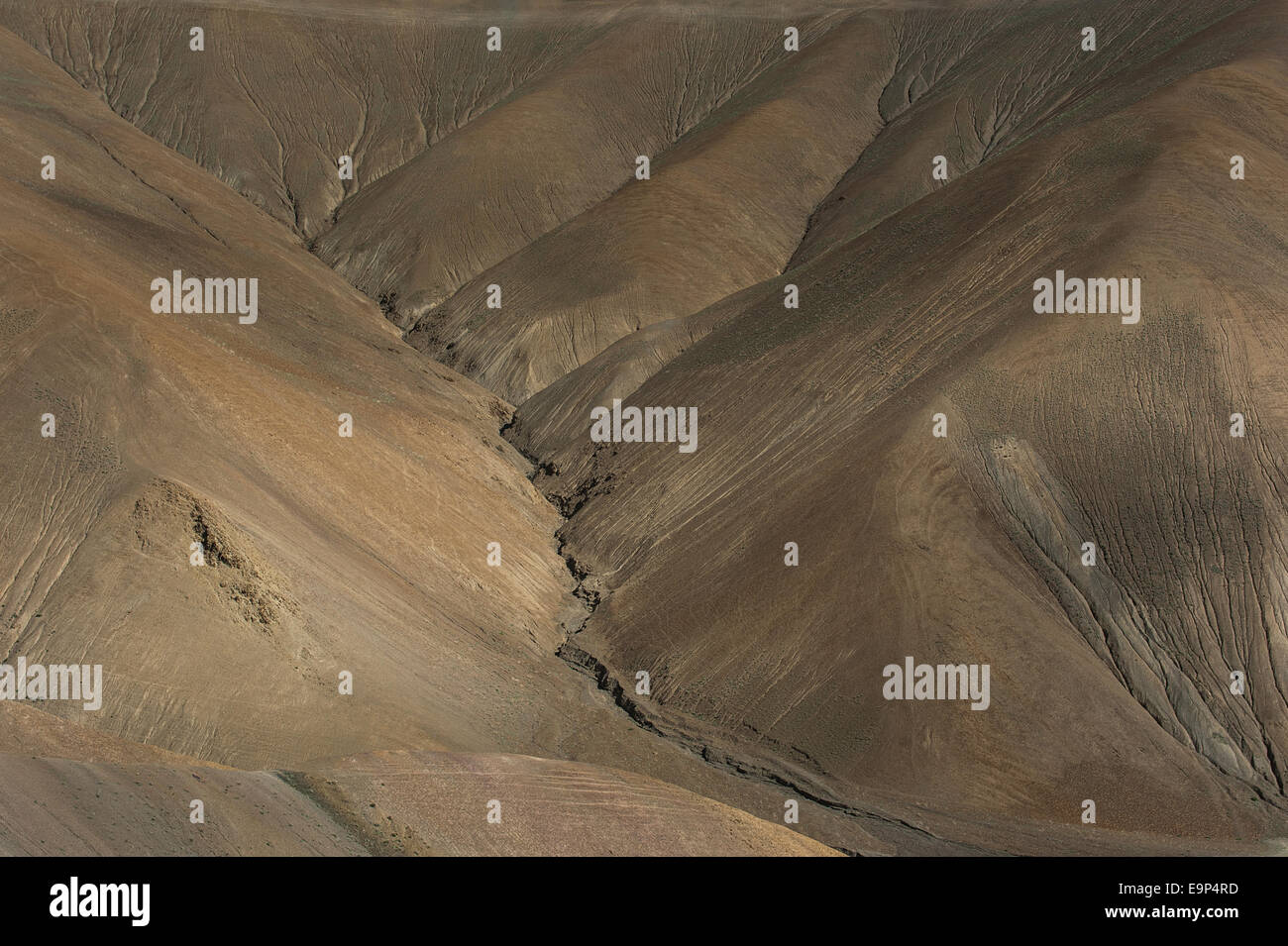 Ladakh-Landschaft auf Srinagar-Leh-Highway Stockfoto
