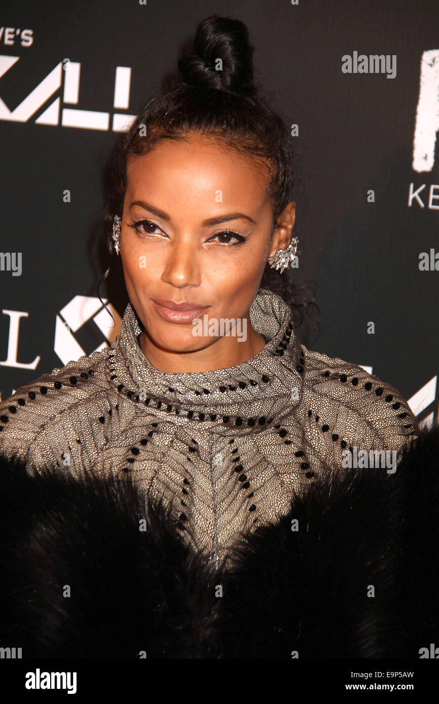 New York, New York, USA. 30. Oktober 2014. Model SELITA EBANKS besucht die 2014 halten ein Child Alive jährliche Black Ball Hammerstein Ballroom statt. Bildnachweis: Nancy Kaszerman/ZUMAPRESS.com/Alamy Live-Nachrichten Stockfoto