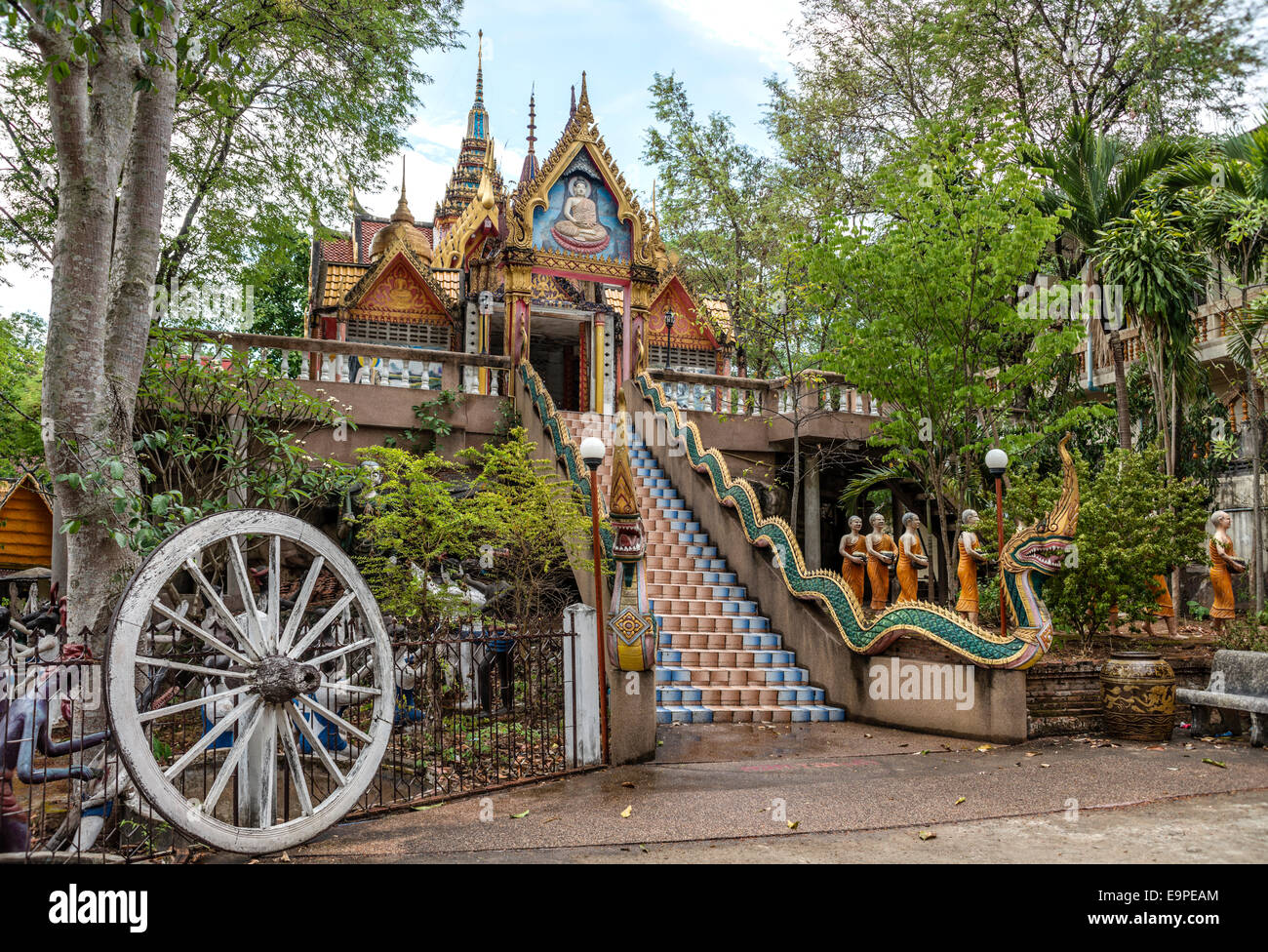 Chaiyaphum Phithak Wat, Nord-Ost-Thailand | Wat Chaiyaphum Phithak, Nordost-Thailand Stockfoto
