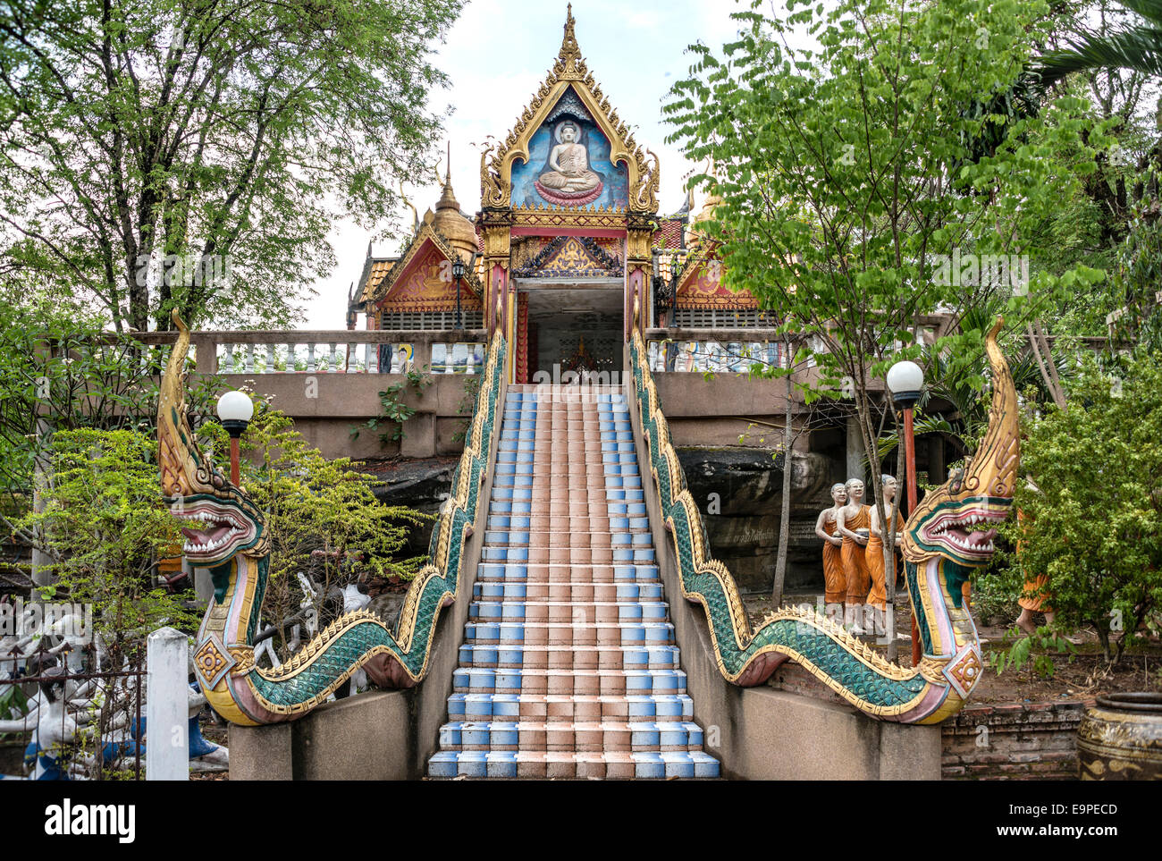 Chaiyaphum Phithak Wat, Nord-Ost-Thailand | Wat Chaiyaphum Phithak, Nordost-Thailand Stockfoto