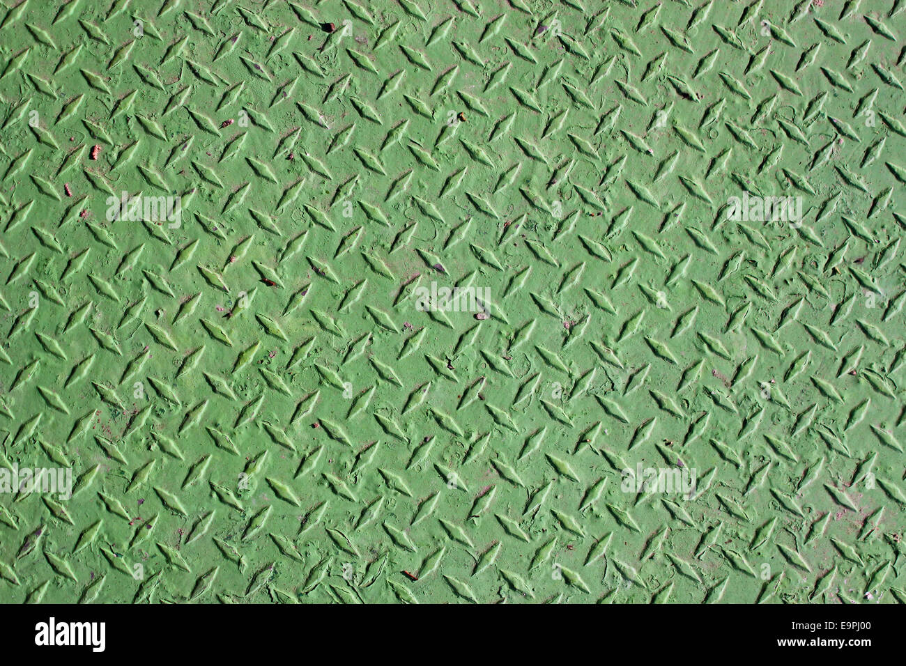 Hintergrund Blech grün mit Muster Stockfoto