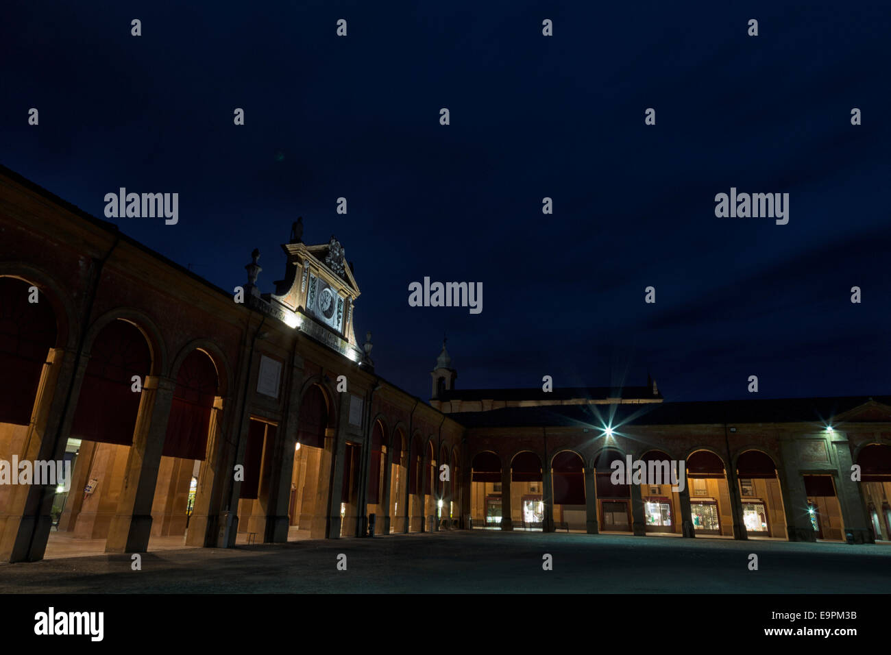 Pavaglione, a XVII century mall: a natural marketplace Stockfoto