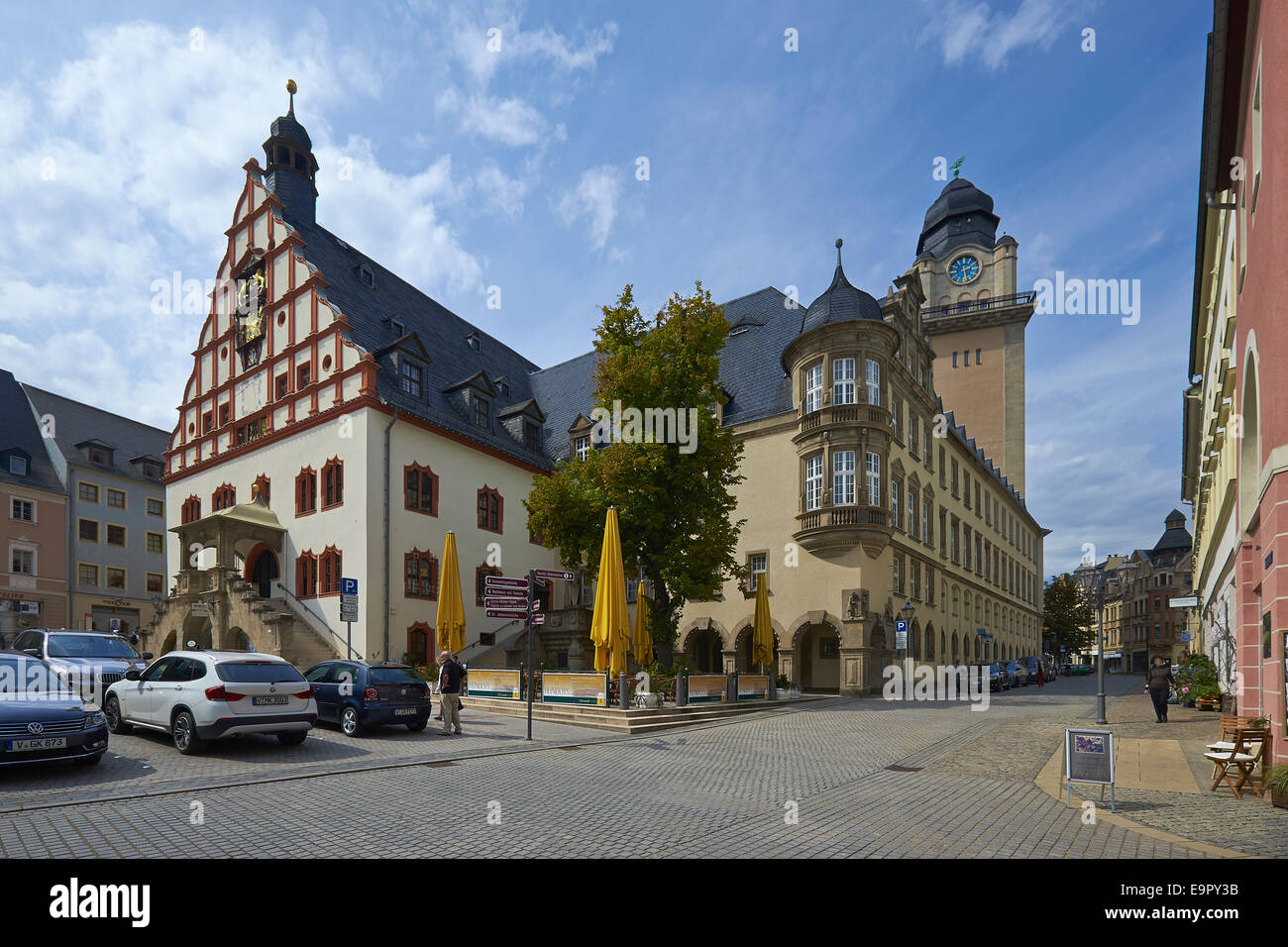 Rathaus in Plauen, Deutschland Stockfoto